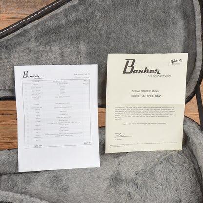 Banker Custom Guitars '58 Spec V Lightly Aged Natural