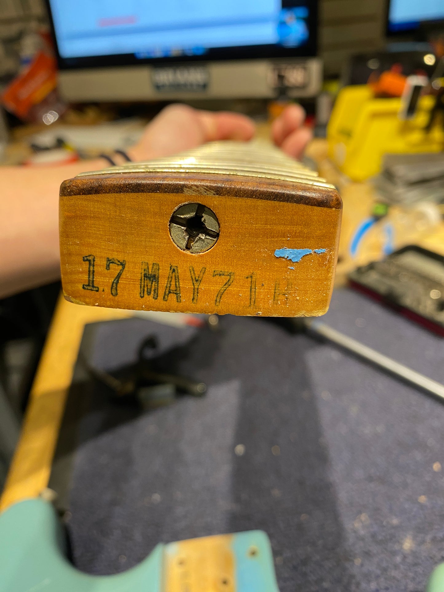 Fender Music Master Bass Blue 1971