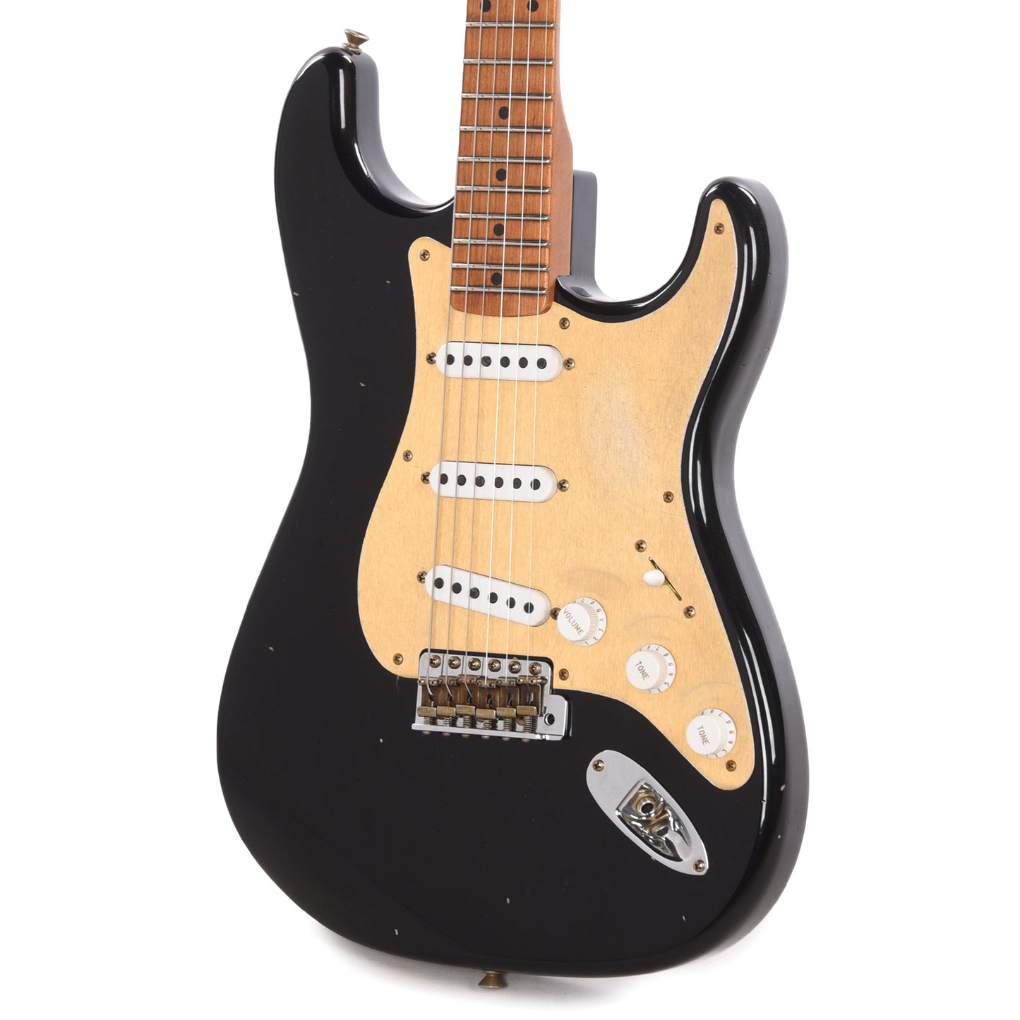 Fender Custom Shop Limited Edition Roasted '54 Stratocaster Journeyman Relic Aged Black