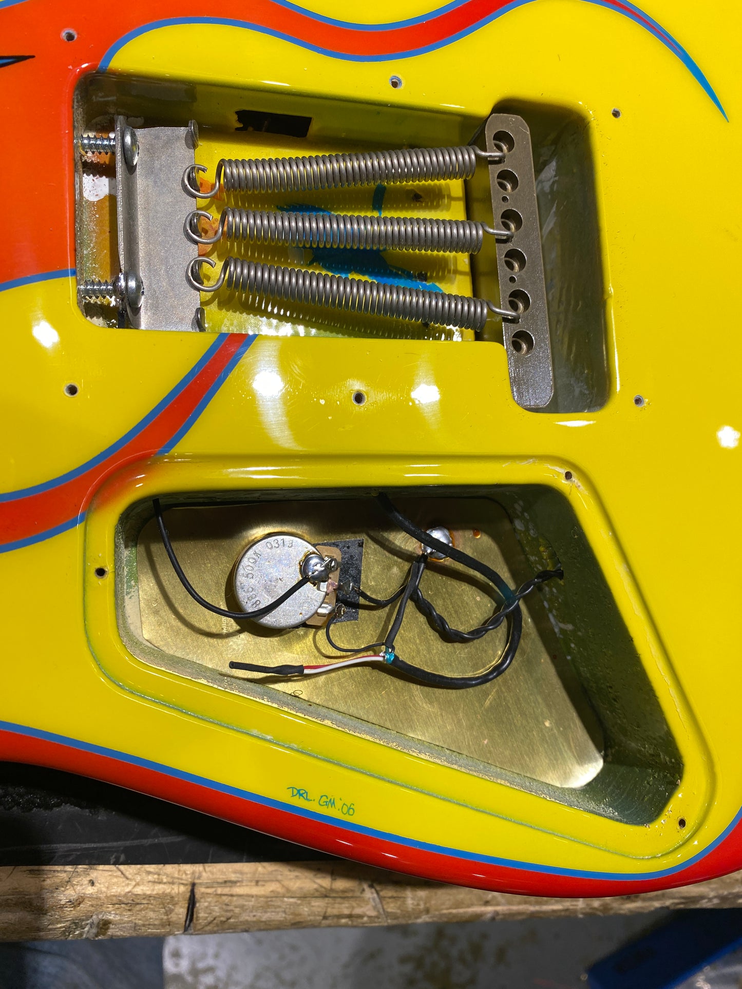 Charvel San Dimas S-Style Grover Jackson Custom Paint Job by Dan Lawrence 1980s