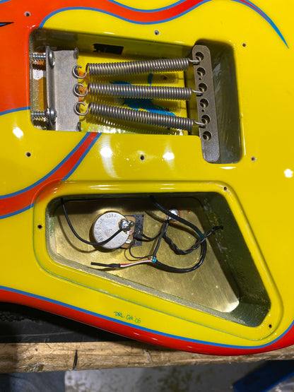 Charvel San Dimas S-Style Grover Jackson Custom Paint Job by Dan Lawrence 1980s