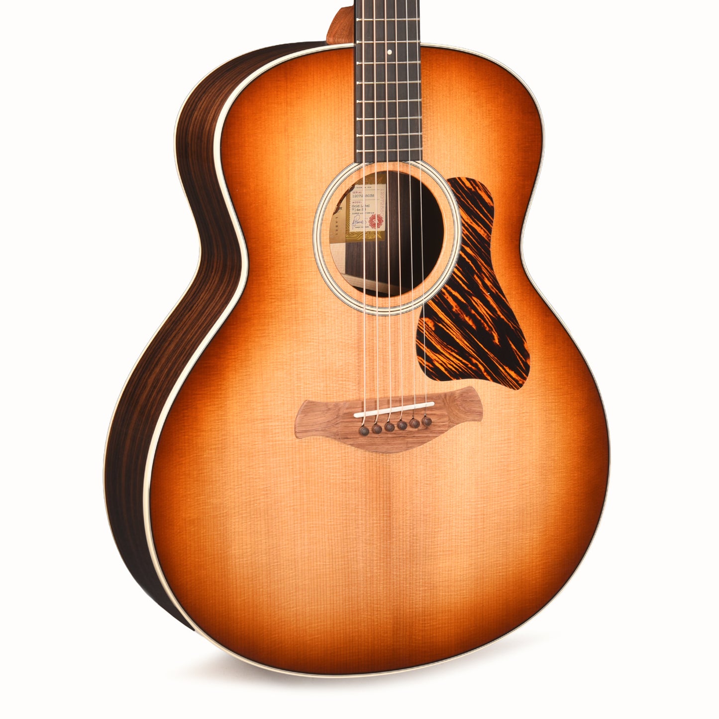 Taylor Gold Label 714e Super Auditorium Torrefied Spruce/Rosewood Sunburst w/Firestripe Pickguard & L.R. Baggs VTC