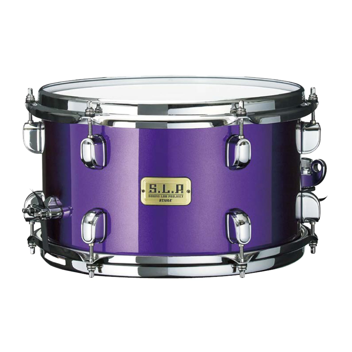 Tama S.L.P. 12x7 Mod Bubinga Snare Drum Clay Aeschliman Model Galactic Purple