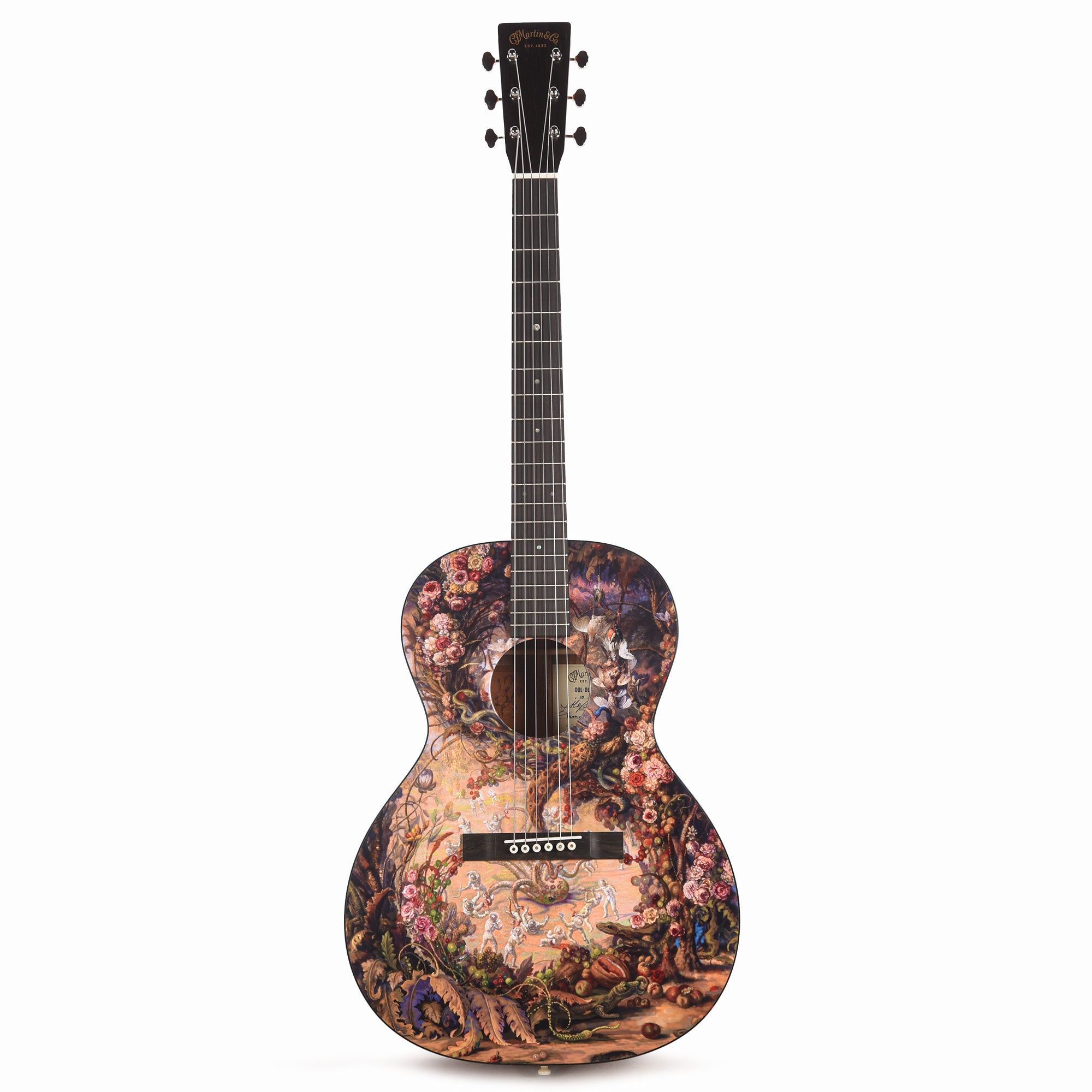 Martin 00L Oliver FSC Certified Sitka Spruce/Medium Flame Koa Natural