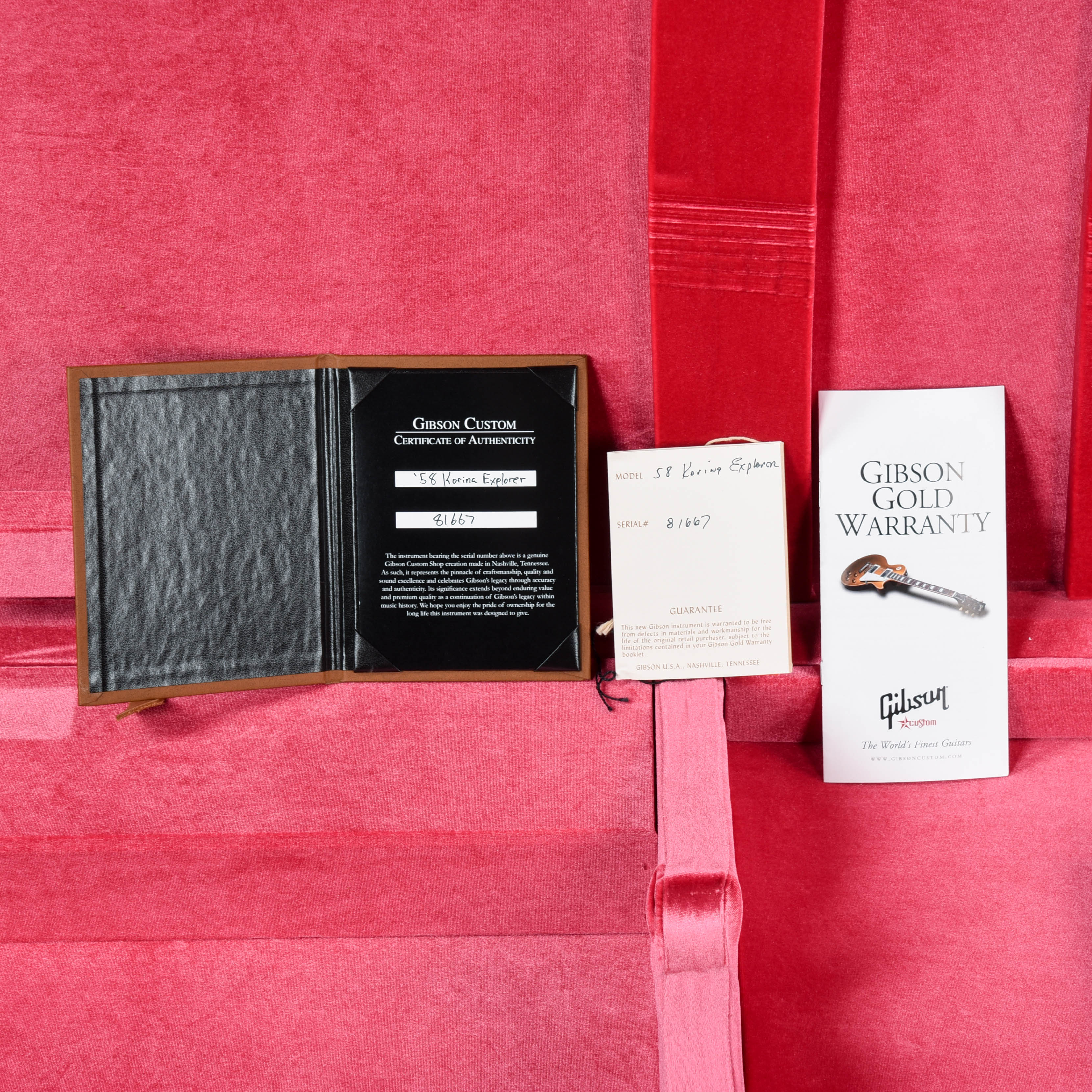 Gibson Custom '58 Explorer Korina 2023