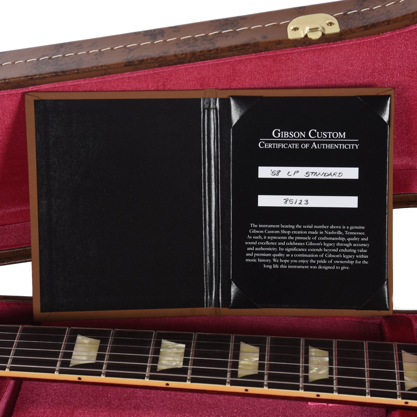 Gibson Custom Shop 1958 Les Paul Standard "CME Spec" Factory Burst VOS w/59 Carmelita Neck