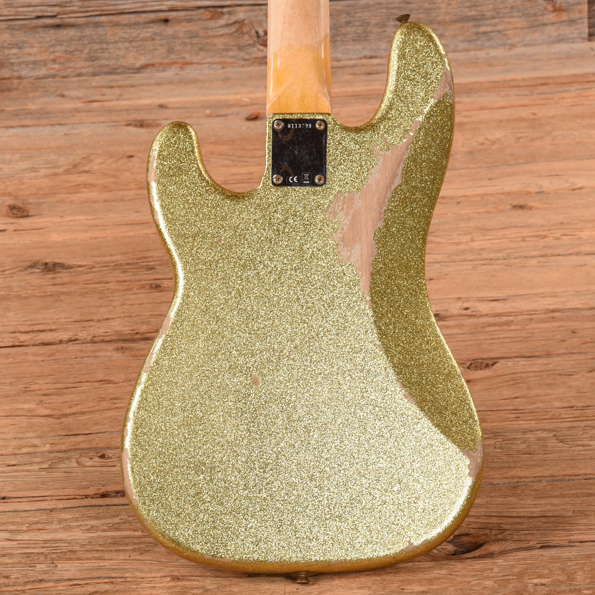 Fender Custom Shop '59 Precision Bass Heavy Relic Gold Sparkle 2022