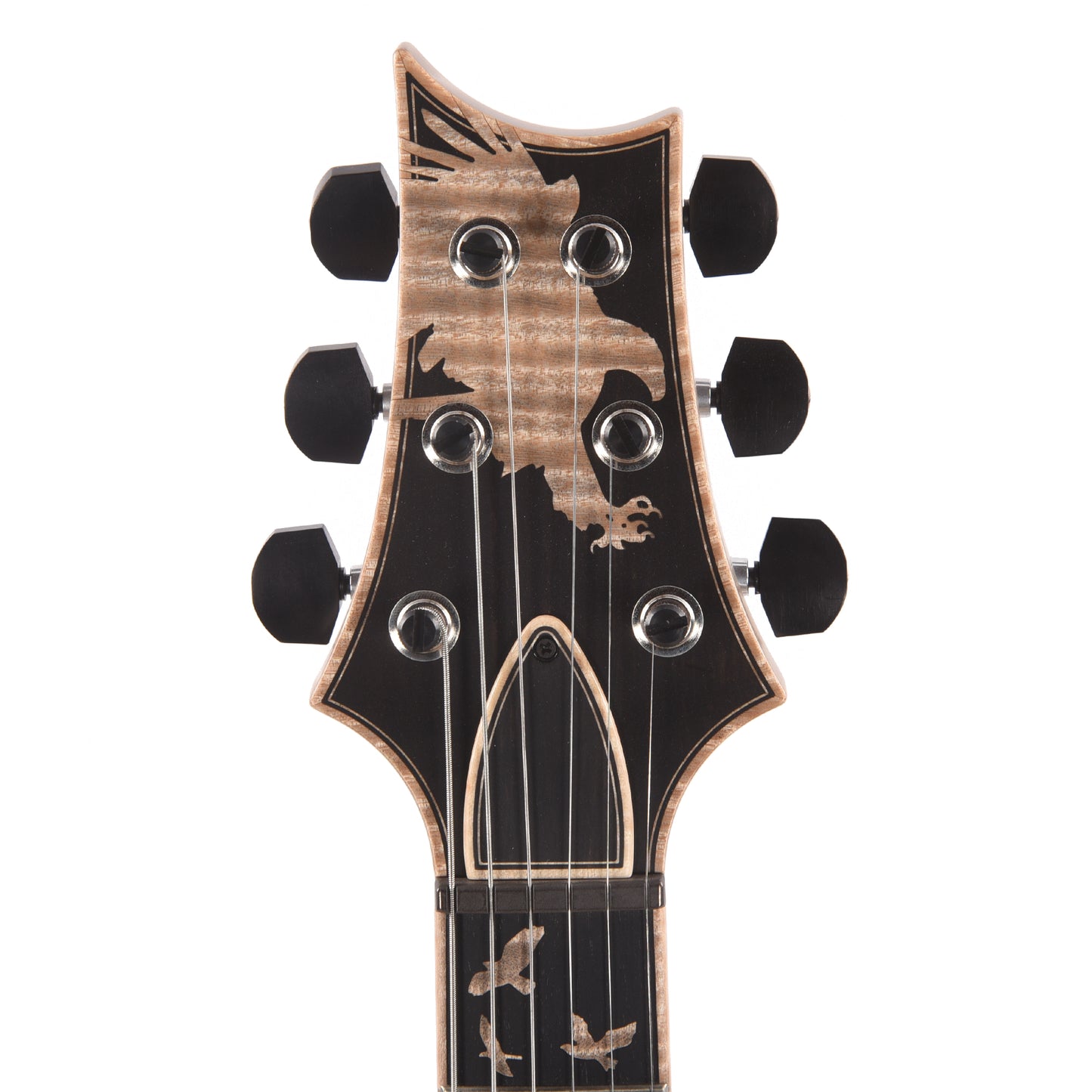 PRS Private Stock #11756 Custom 24 Stoptail Maple Burl/African Mahogany Frost Bite Glow w/Stained Curly Maple Neck & Reverse Birds of a Feather Inlay