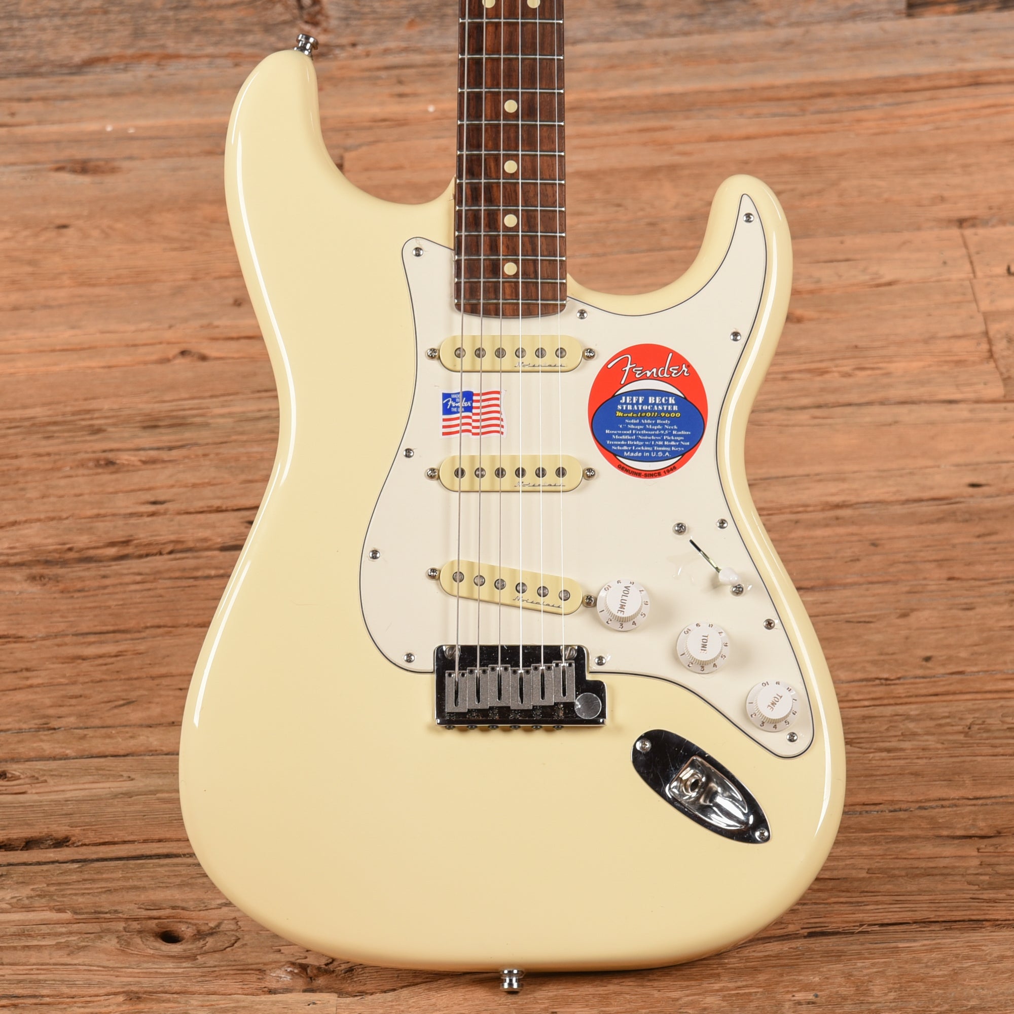 Fender Artist Jeff Beck Stratocaster Olympic White 2012