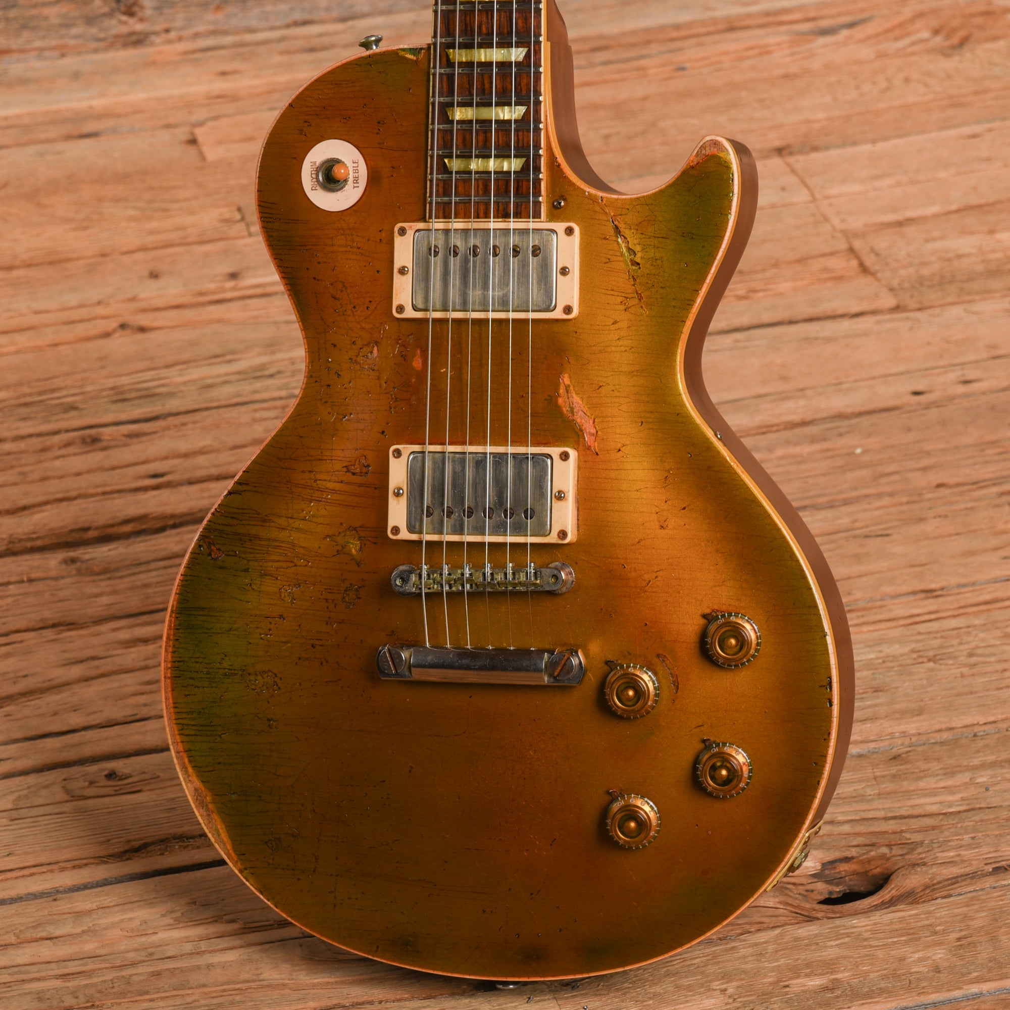 Gibson Custom '57 Les Paul Reissue Aftermarket Relic Goldtop 2013