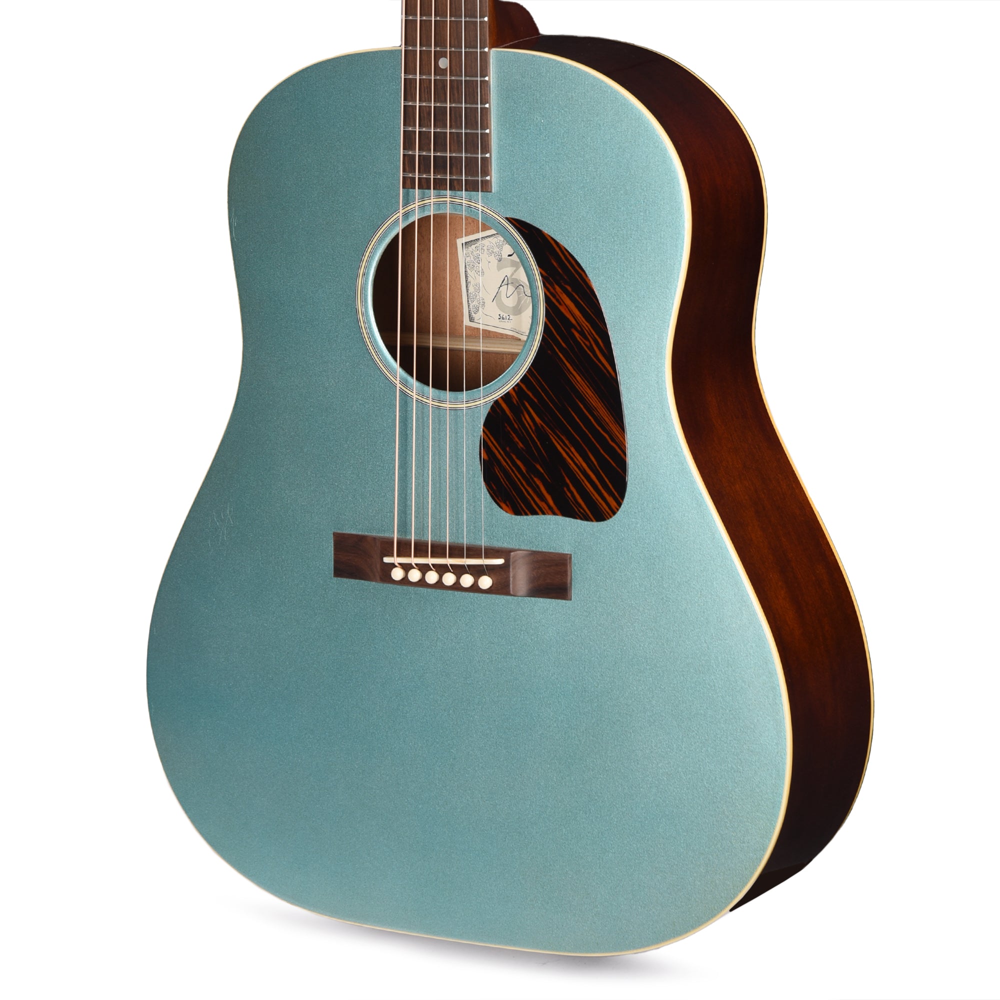Atkin The Forty Three Baked Sitka/Mahogany Aged Pelham Blue Top w/Tortoise Pickguard