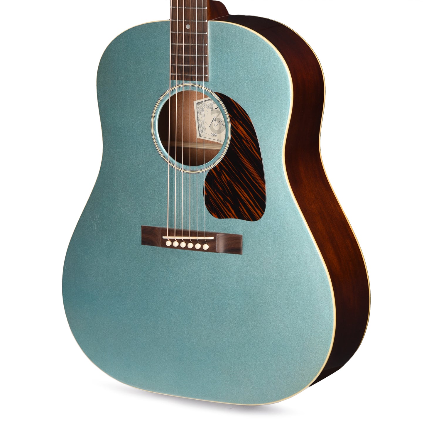 Atkin The Forty Three Baked Sitka/Mahogany Aged Pelham Blue Top w/Tortoise Pickguard