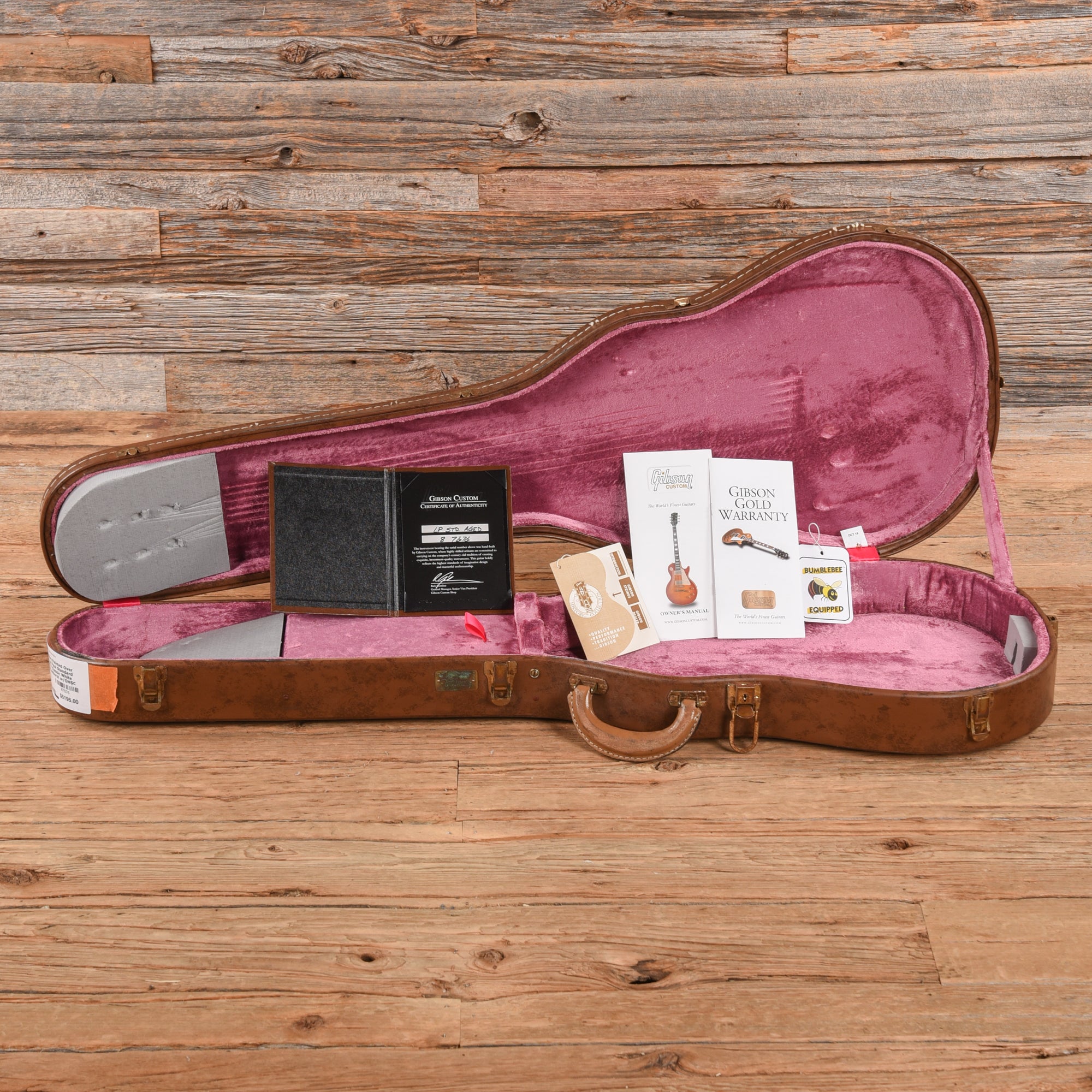 Gibson Custom Painted Over Series '58 Les Paul Standard Reissue Classic White Over Cherry Sunburst 2017