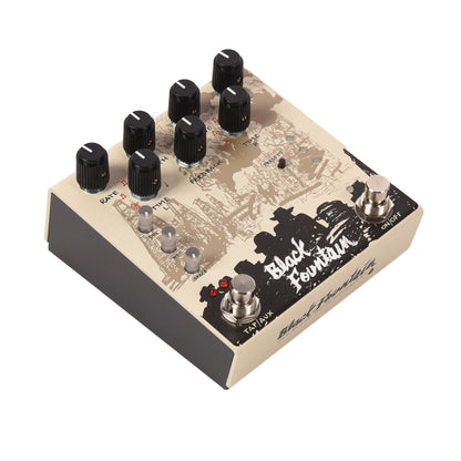 Old Blood Noise Black Fountain Stereo Delay Pedal Cream