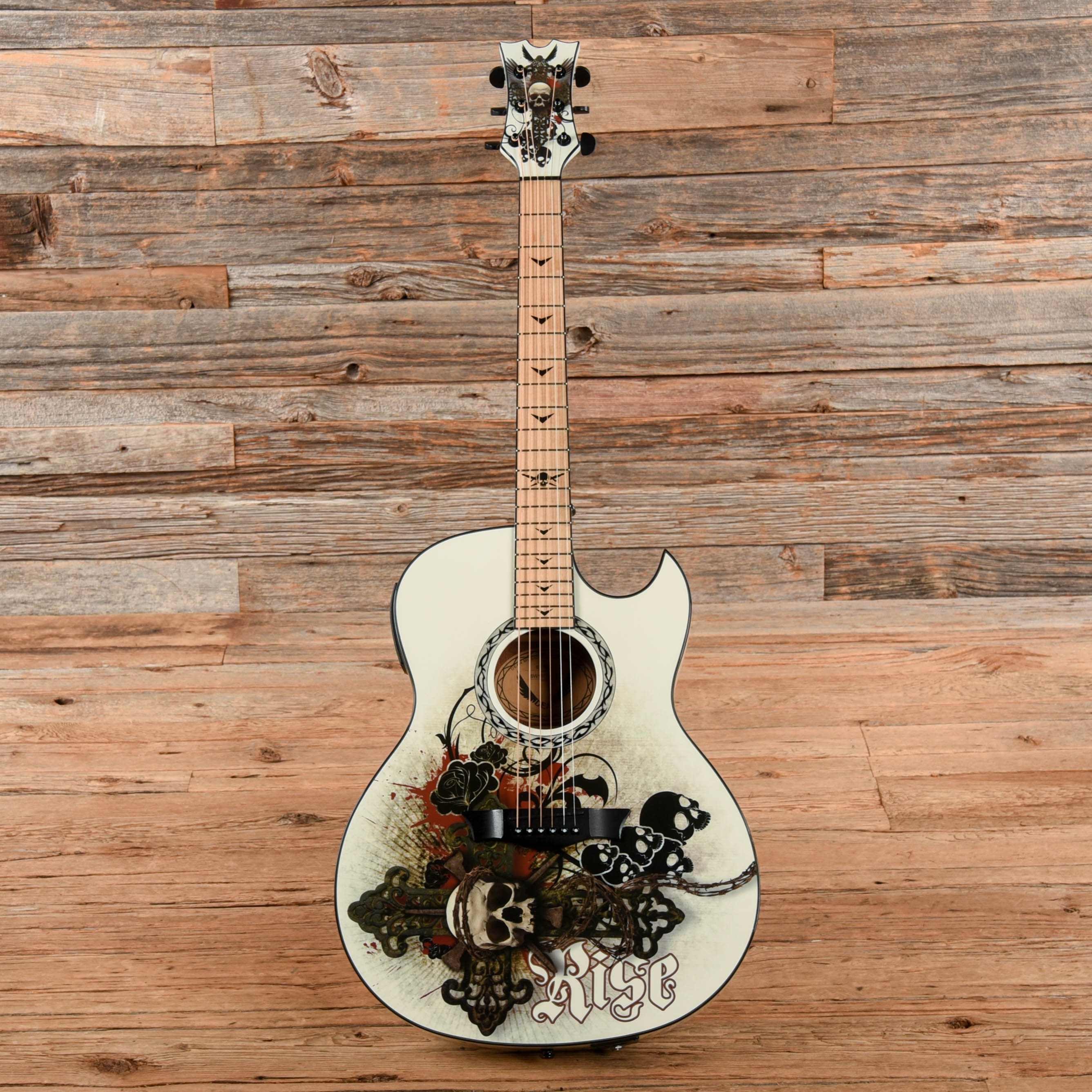 Dean Guitars EX RES White