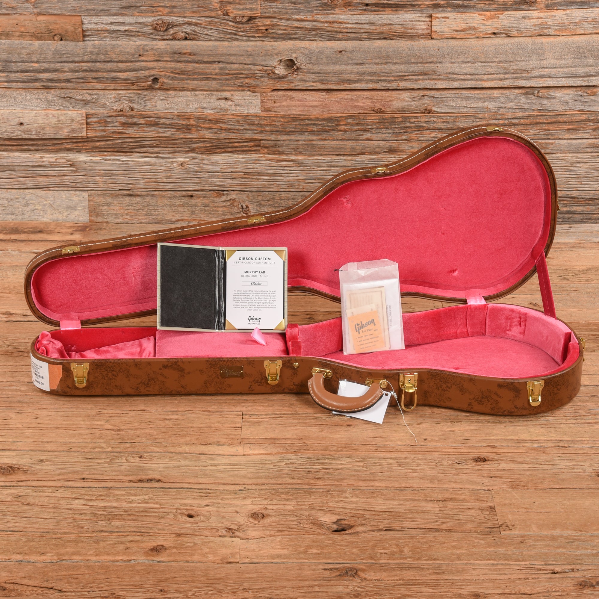 Gibson Custom Murphy Lab '58 Les Paul Standard Reissue Ultra Light Aged Sunburst 2023