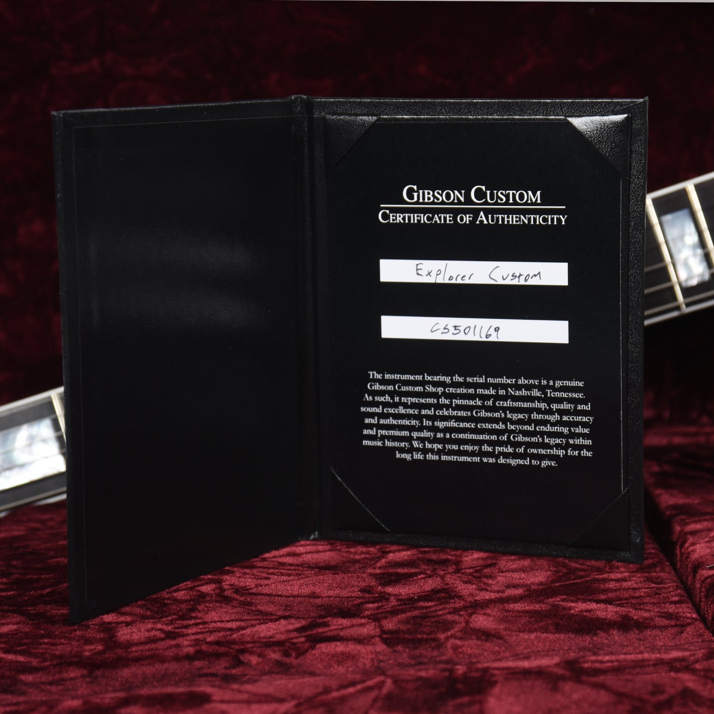 Gibson Custom Shop Explorer Custom "CME Spec" Antique Green Sparkle VOS w/Black Stinger