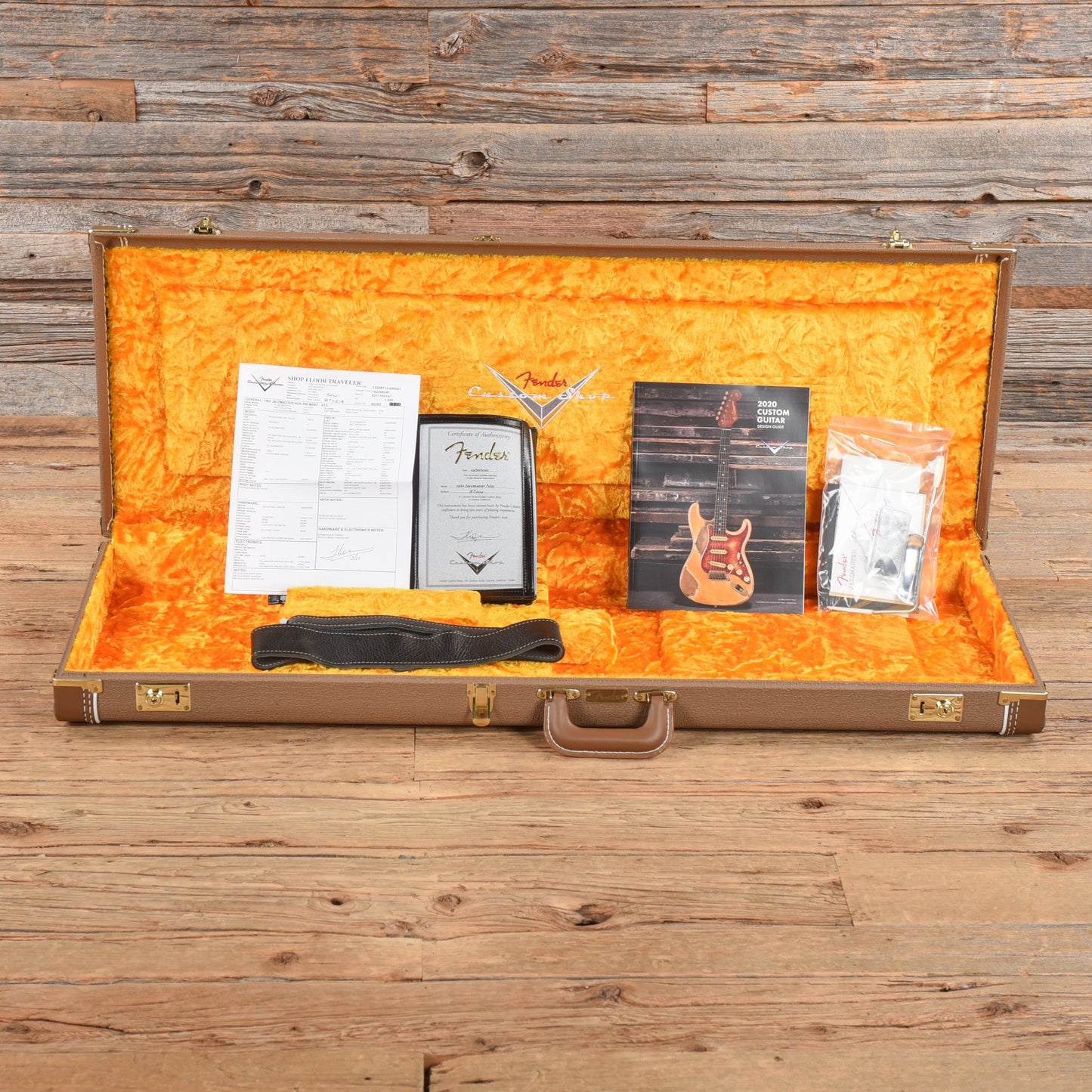 Fender Custom Shop Ron Thorn Masterbuilt Jazzmaster NOS Antigua Unburst w/Antigua Pickguard & Headstock 2020