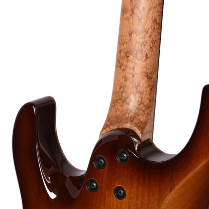 Suhr Custom Modern Brown Burst w/CME-Selected Spalt Maple Top