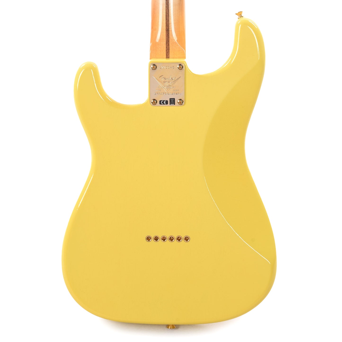 Fender Custom Shop Limited Edition '54 Hardtail Stratocaster Deluxe Closet Classic with Gold Hardware Faded Aged Canary Yellow