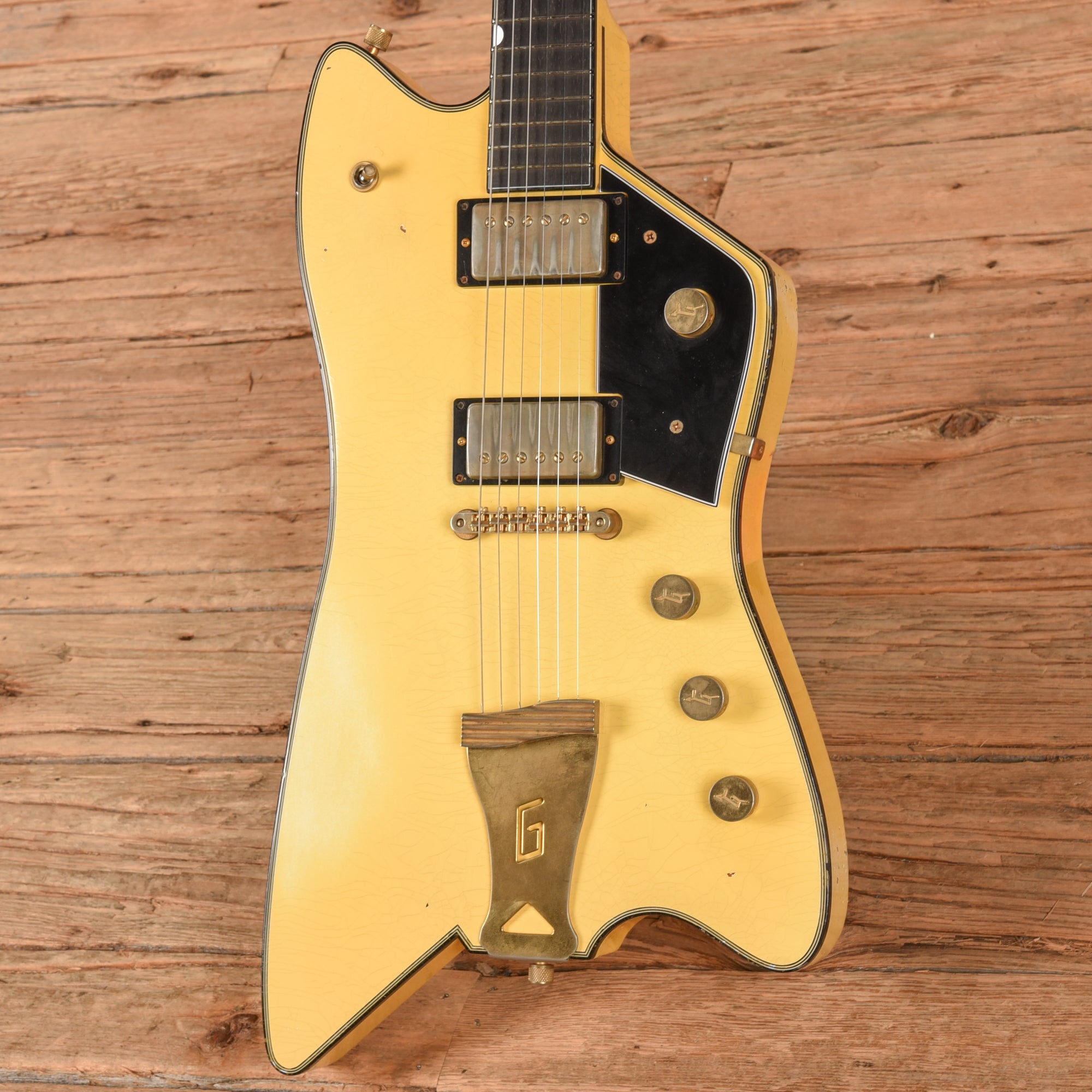 Gretsch Custom Shop Stephen Stern Masterbuilt Caddy Bo Relic White 2023