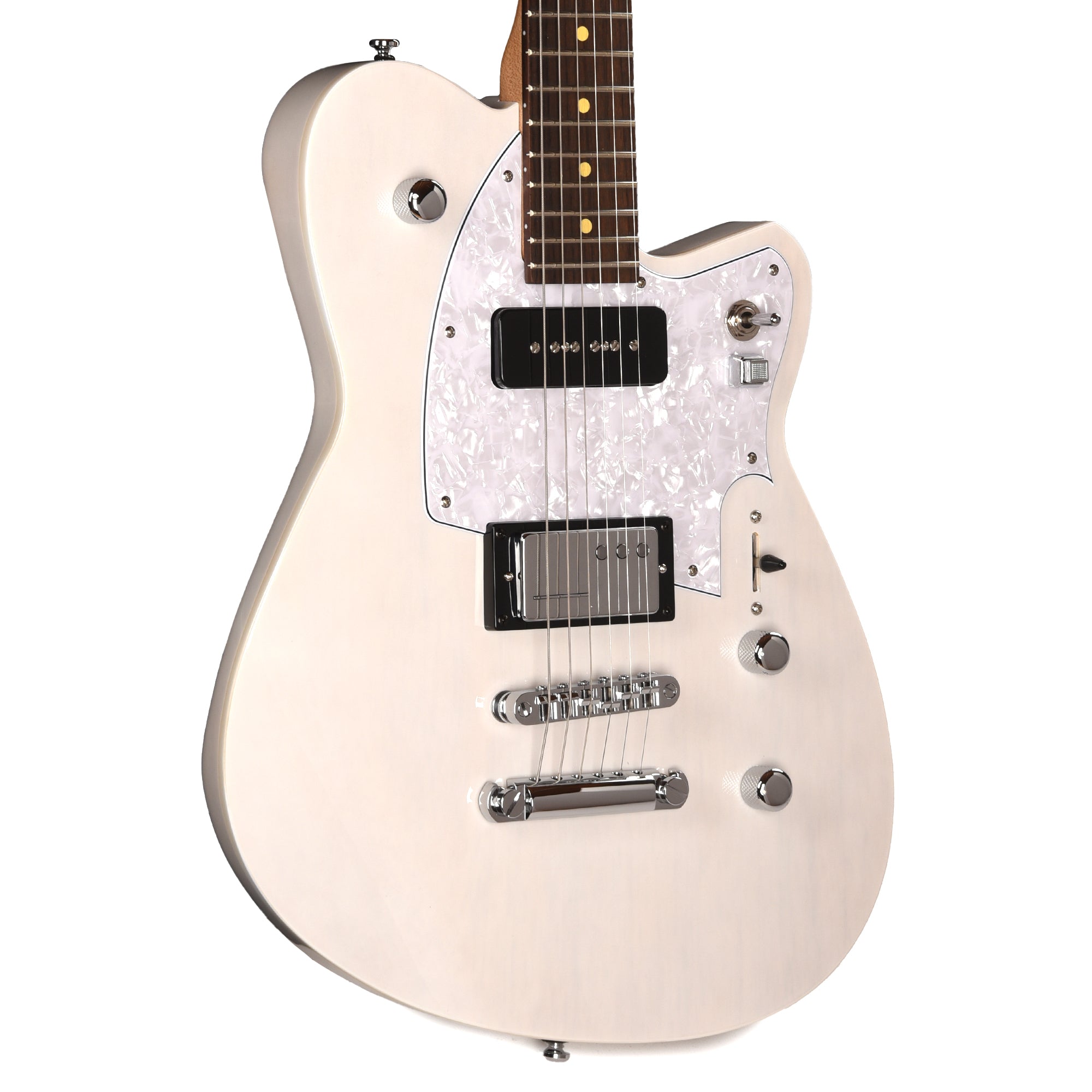 Reverend Chris Freeman Signature Electric Guitar Transparent White
