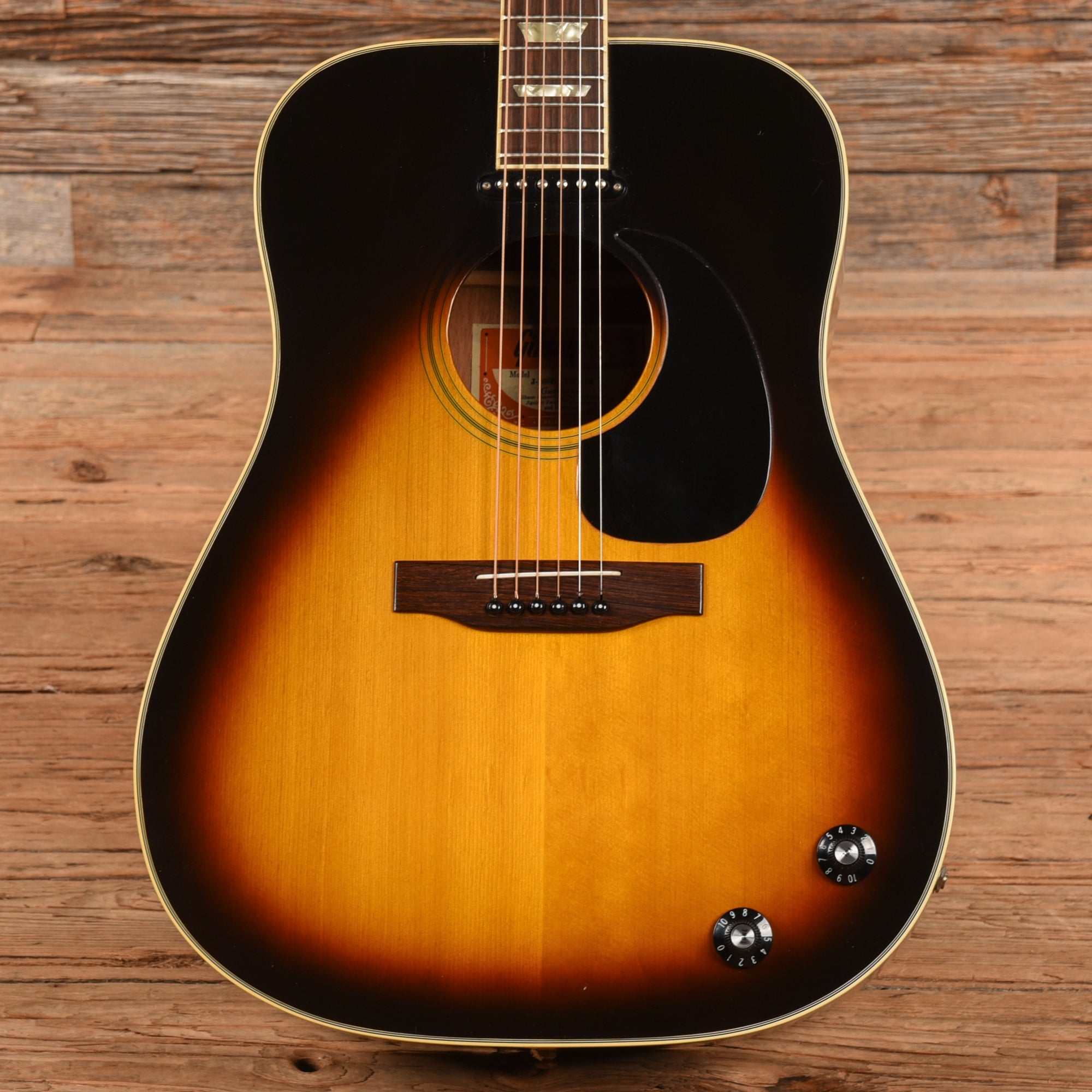 Gibson J-160E Custom Sunburst 1978