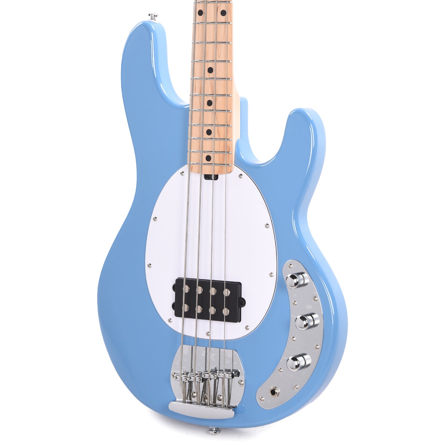 Sterling By Music Man StingRay RAY4 Chopper Blue Bass Guitar