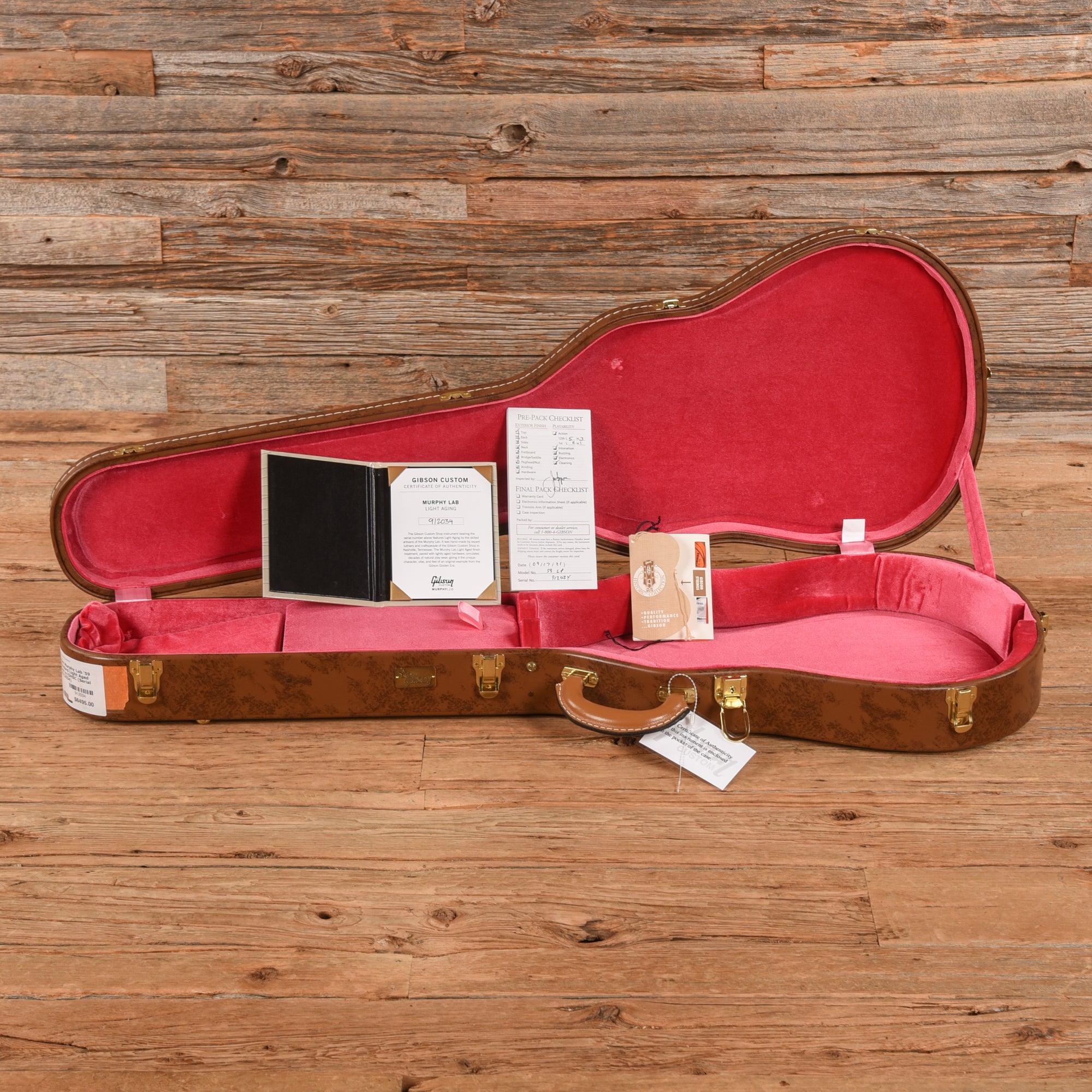 Gibson Custom Murphy Lab '59 Les Paul Standard Light Aged Sunburst 2021