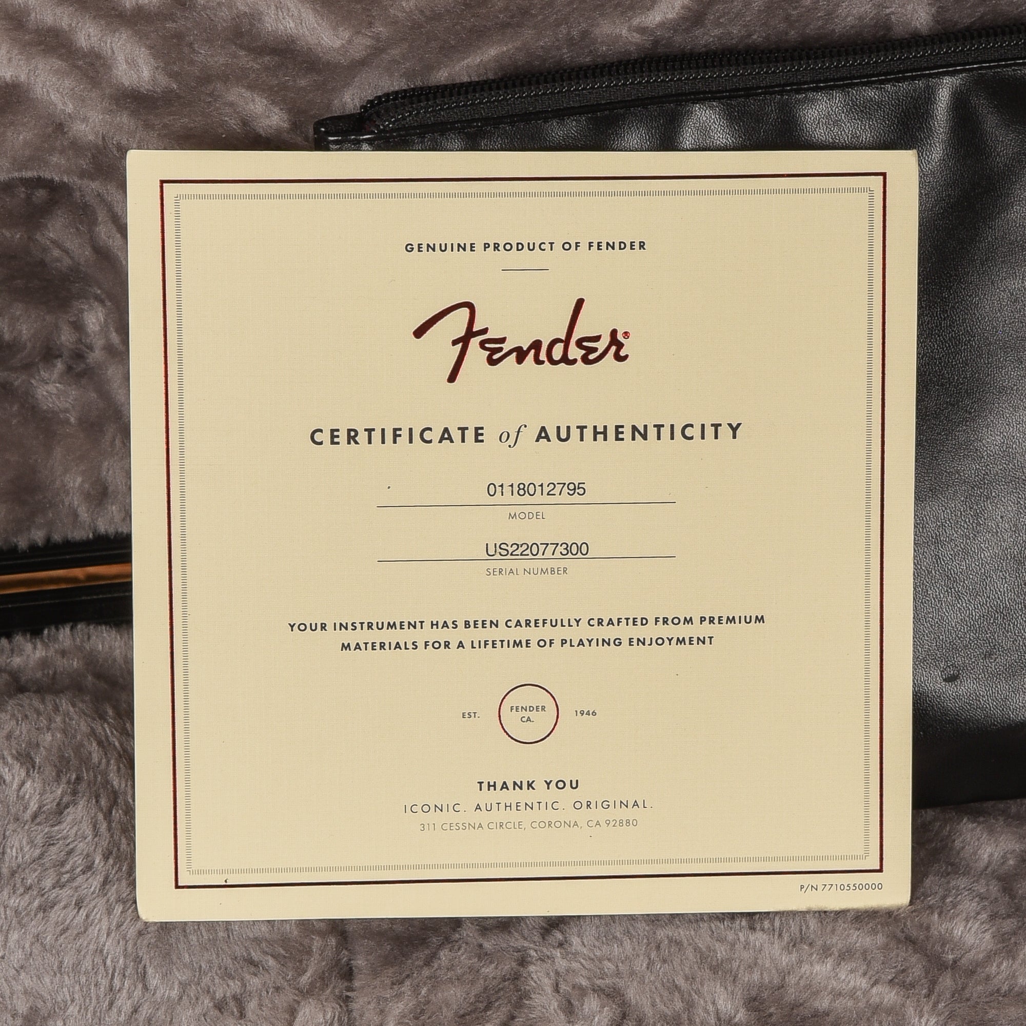 Fender American Ultra Stratocaster Cobra Blue 2022