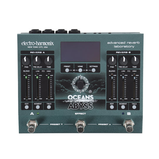 Electro-Harmonix Oceans Abyss Advanced Reverb Laboratory Pedal