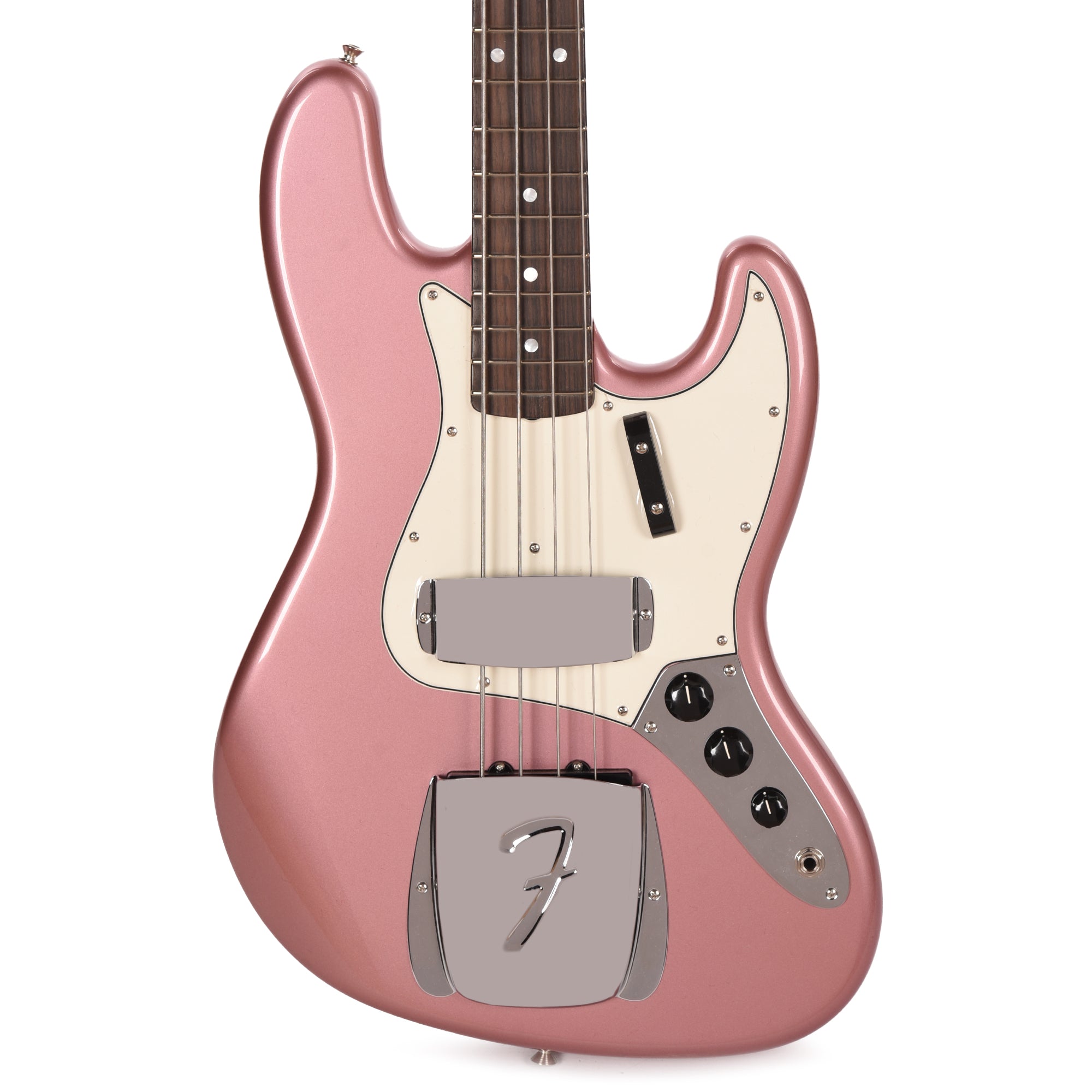 Fender Custom Shop 1965 Jazz Bass NOS Faded Aged Burgundy Mist Metallic