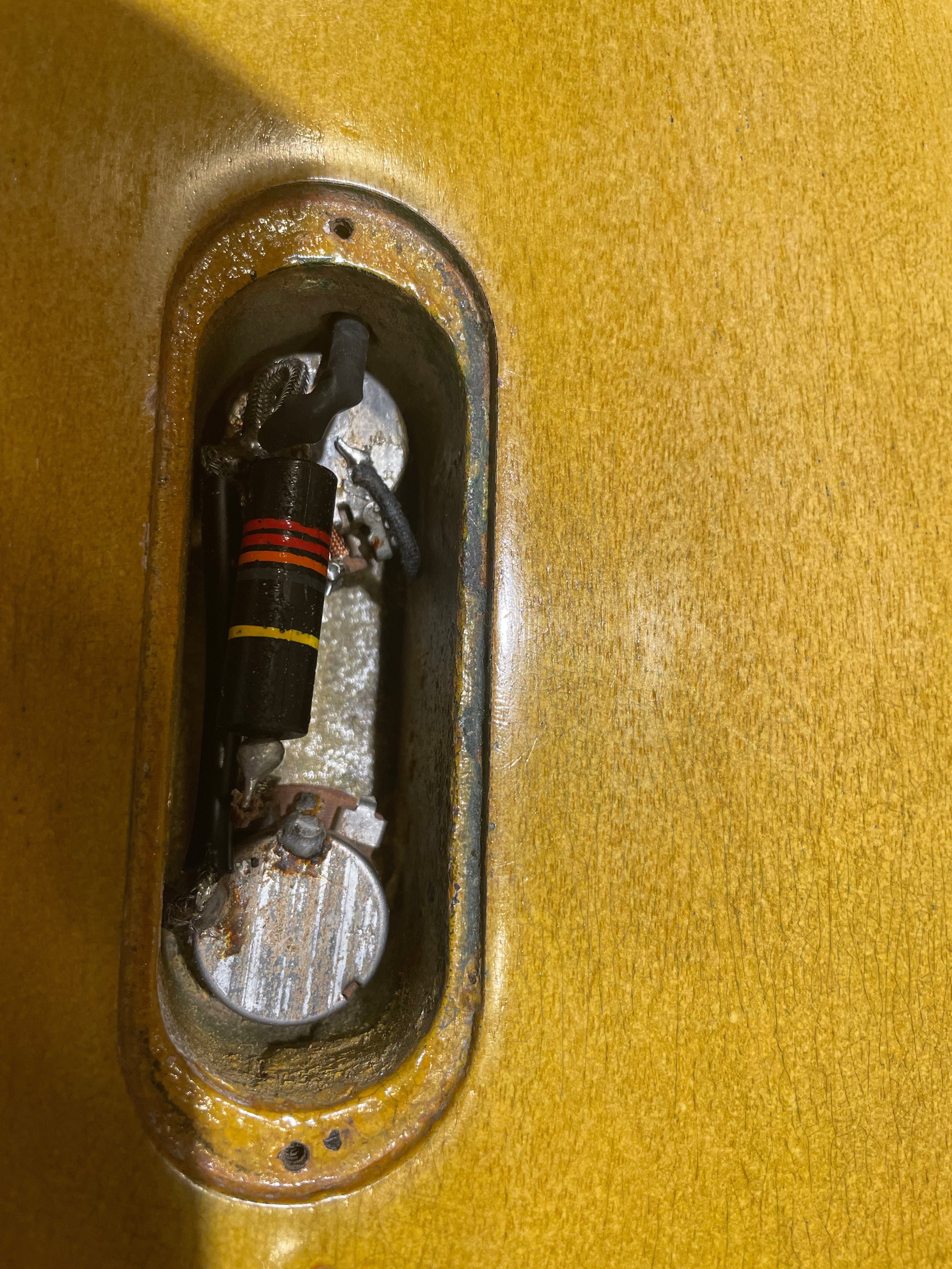 Gibson Les Paul Junior TV Yellow Refin by Clive Brown 1957