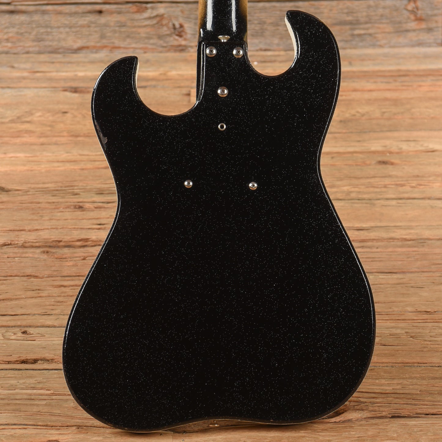 Silvertone 1448 w/Amp in Case Black