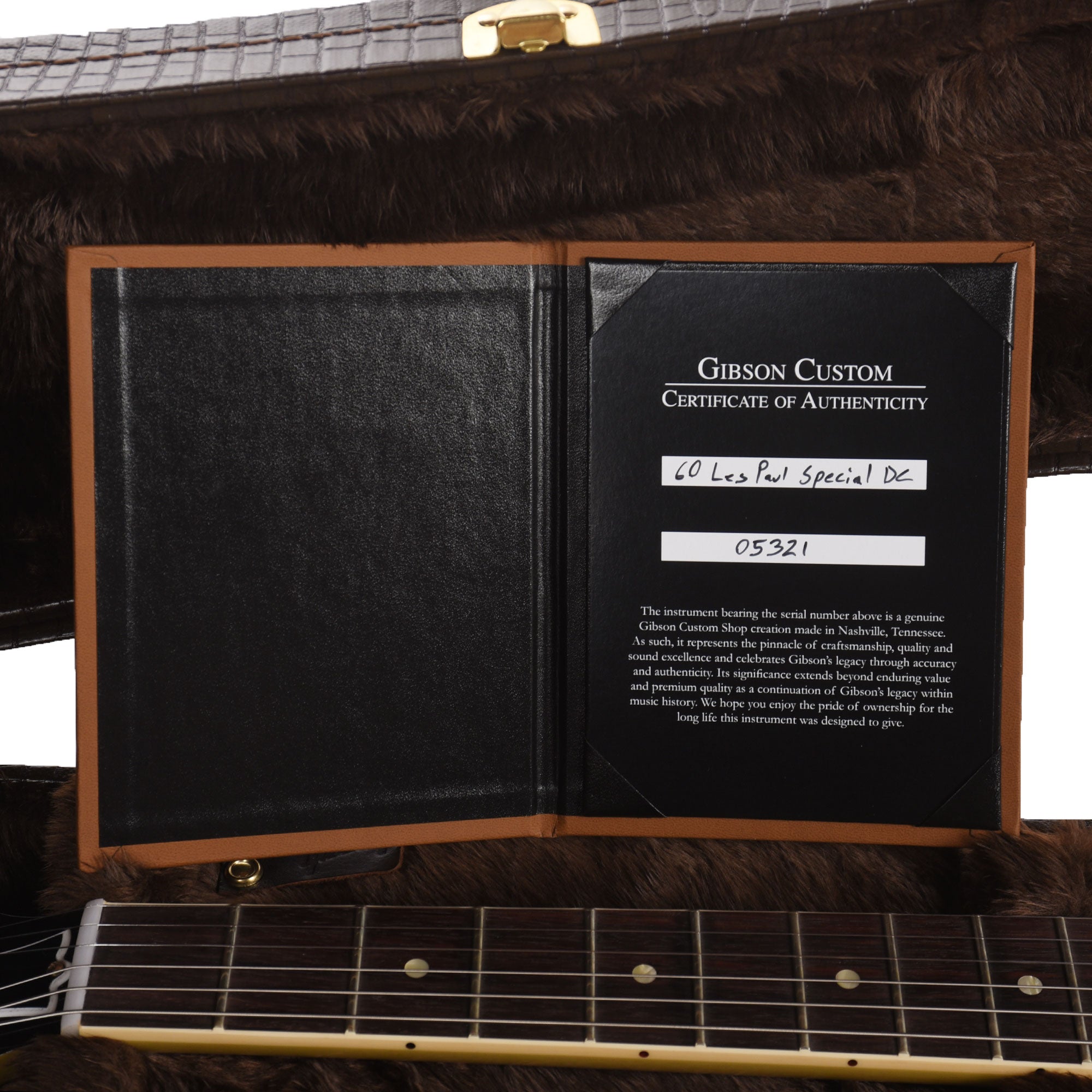 Gibson Custom Shop 1960 Les Paul Special Double Cut Reissue TV Yellow VOS