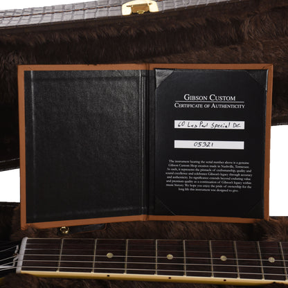 Gibson Custom Shop 1960 Les Paul Special Double Cut Reissue TV Yellow VOS