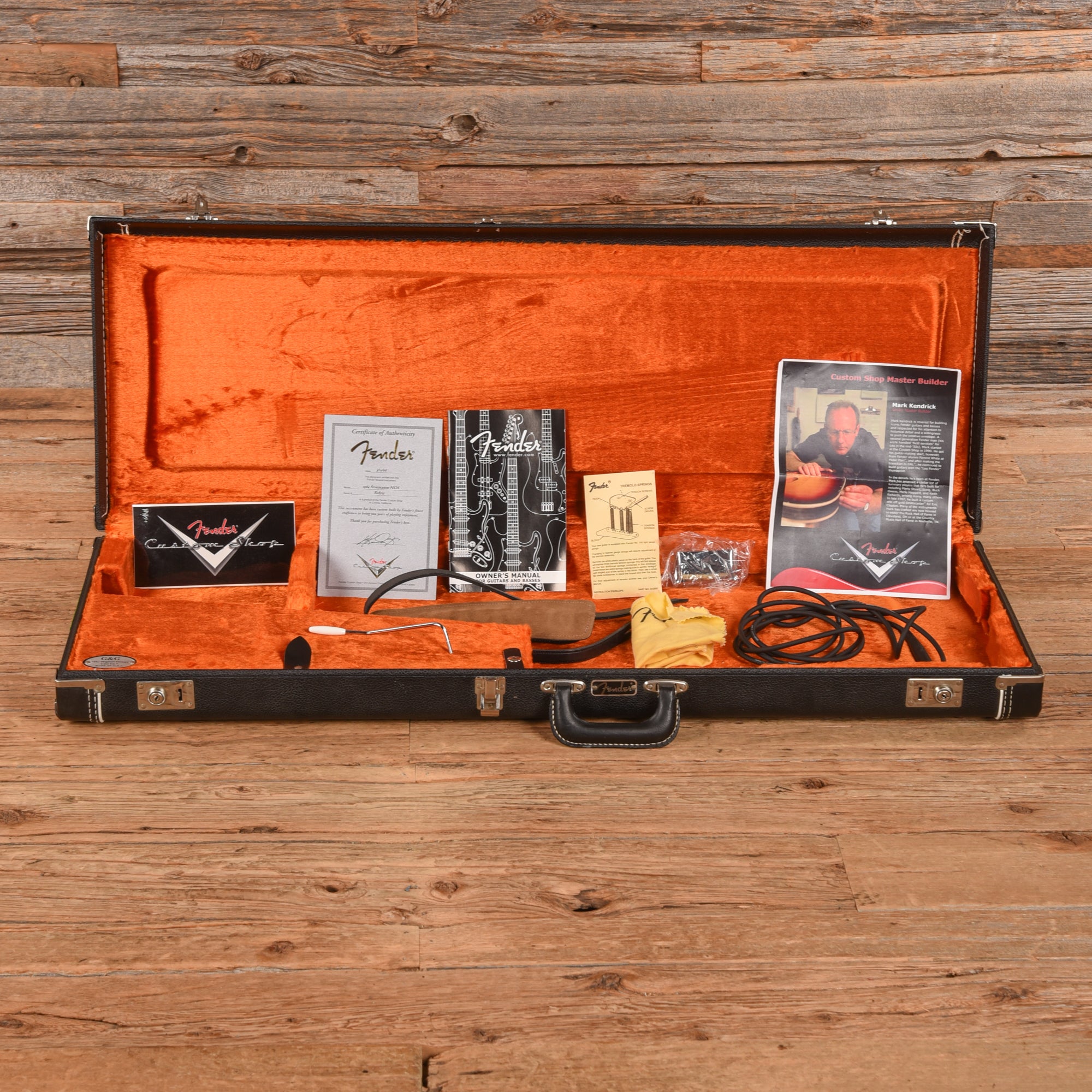 Fender Custom Shop Mark Kendrick Masterbuilt '64 Stratocaster NOS Lake Placid Blue 2006