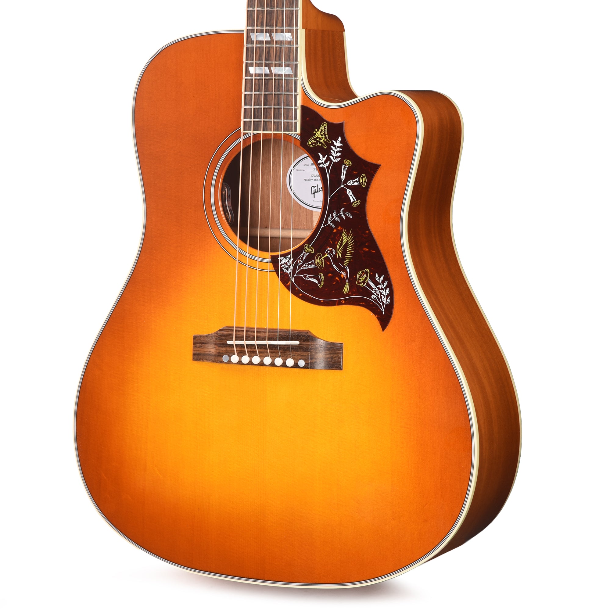 Gibson Modern Hummingbird Standard EC Heritage Cherry Sunburst