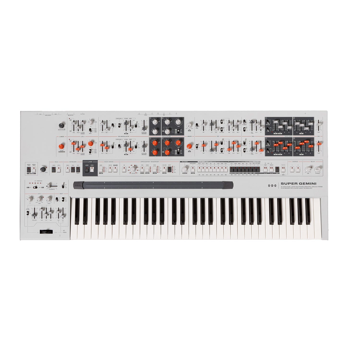 UDO Super Gemini Polyphonic Bi-timbral Analog-Hybrid Synthesizer