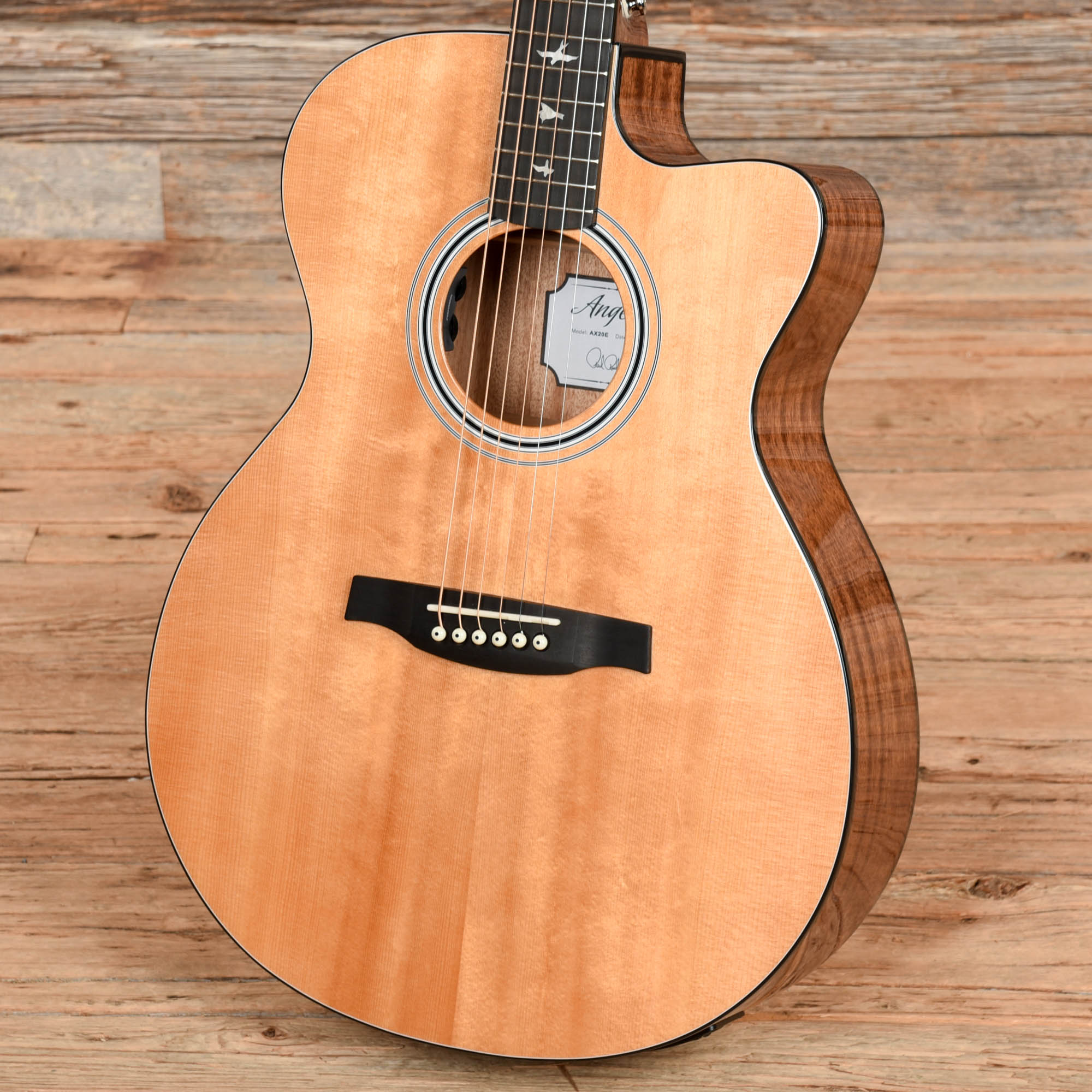 PRS SE AX20E Angelus Natural 2020