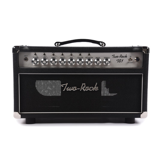 Two Rock TS1 100W Head Silver Anodized Chasis Black Bronco Tolex w/Silver Skirted Knobs