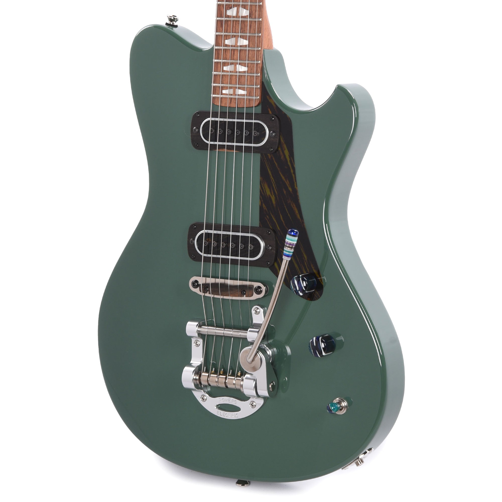 Powers Electric A-Type Auratium Green w/PF42 Pickups