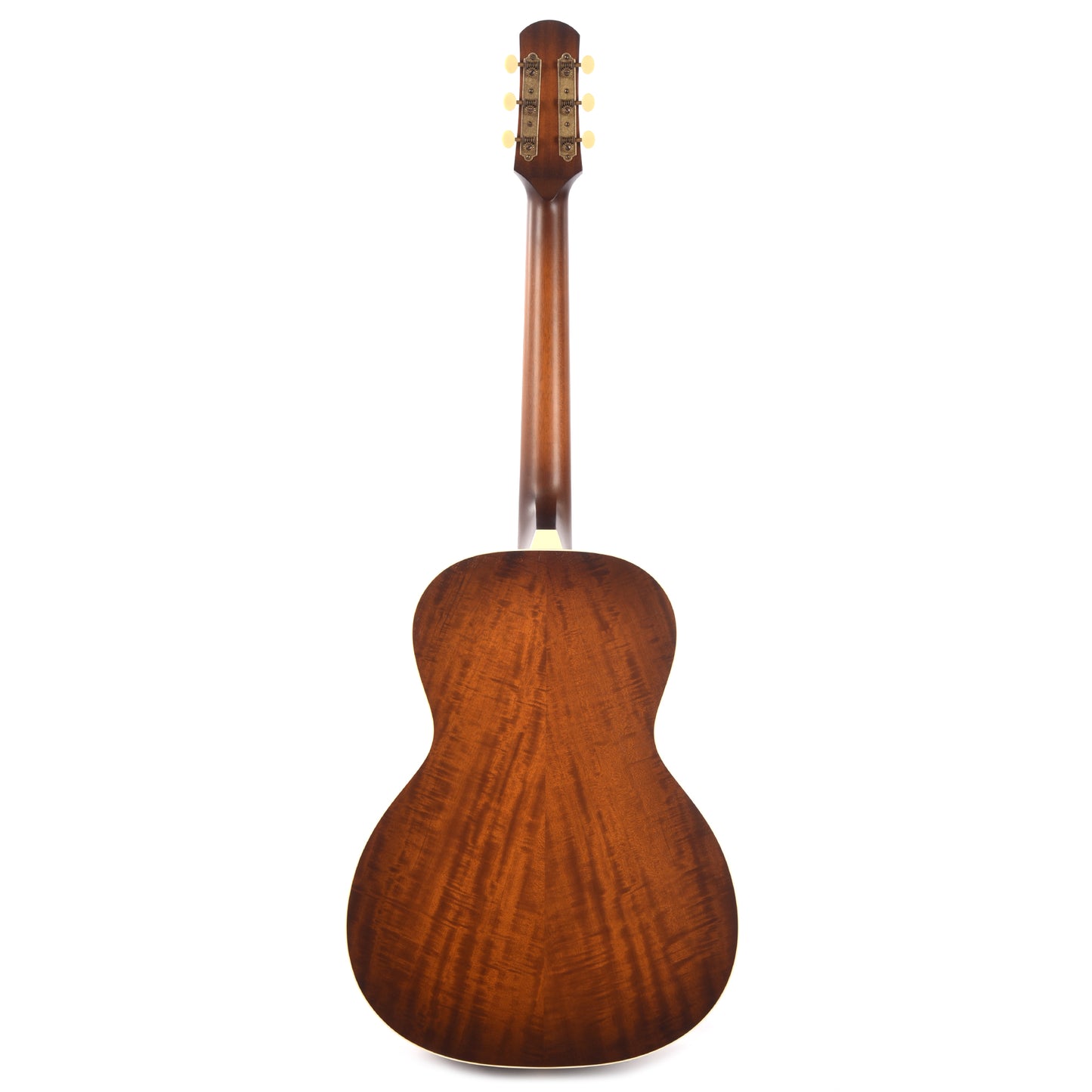 Iris MS-OO Bearclaw Spruce/Figured Mahogany Light Burst Satin w/Firestripe Pickguard