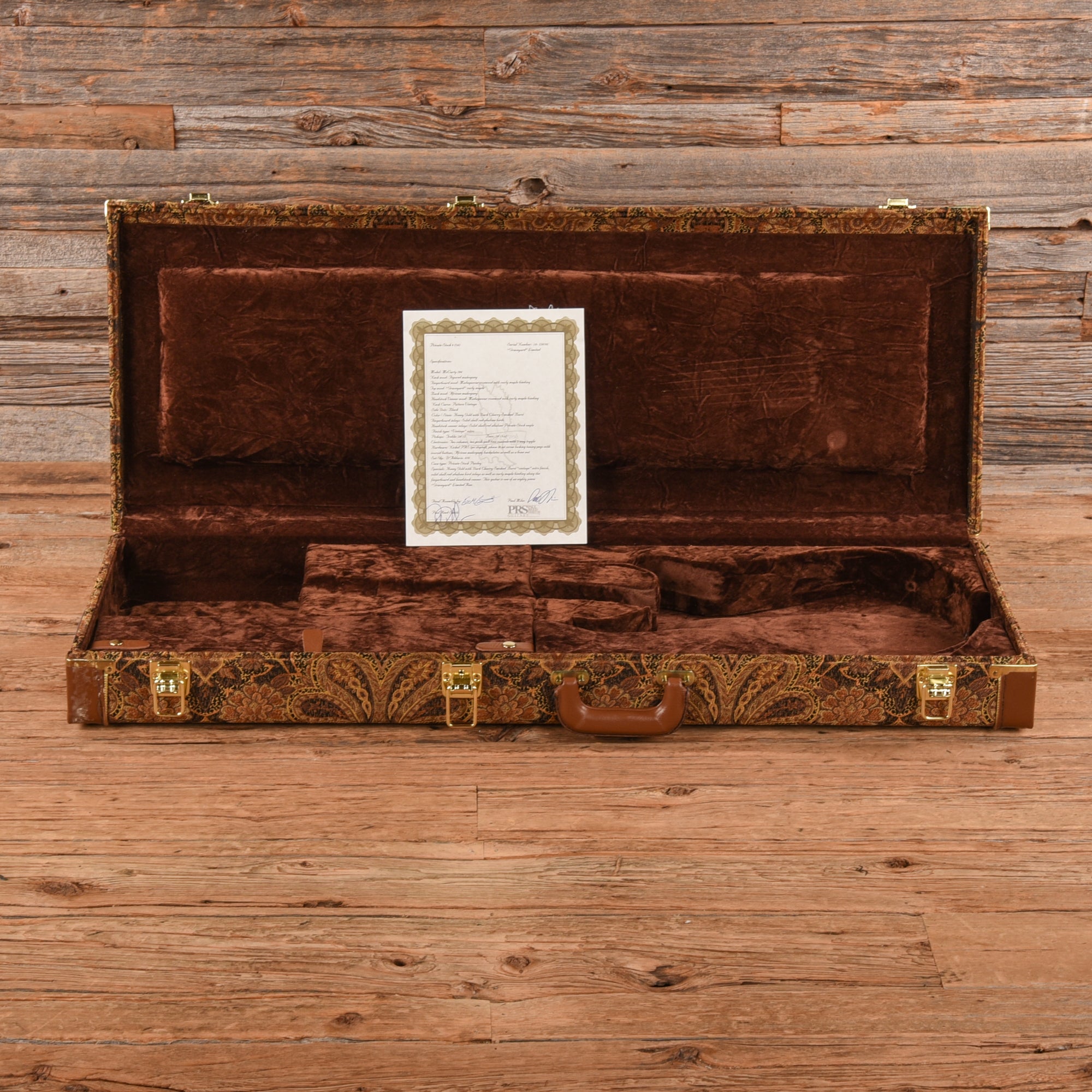 PRS Graveyard Honey Gold w/ Dark Cherry Smoked Burst 2018