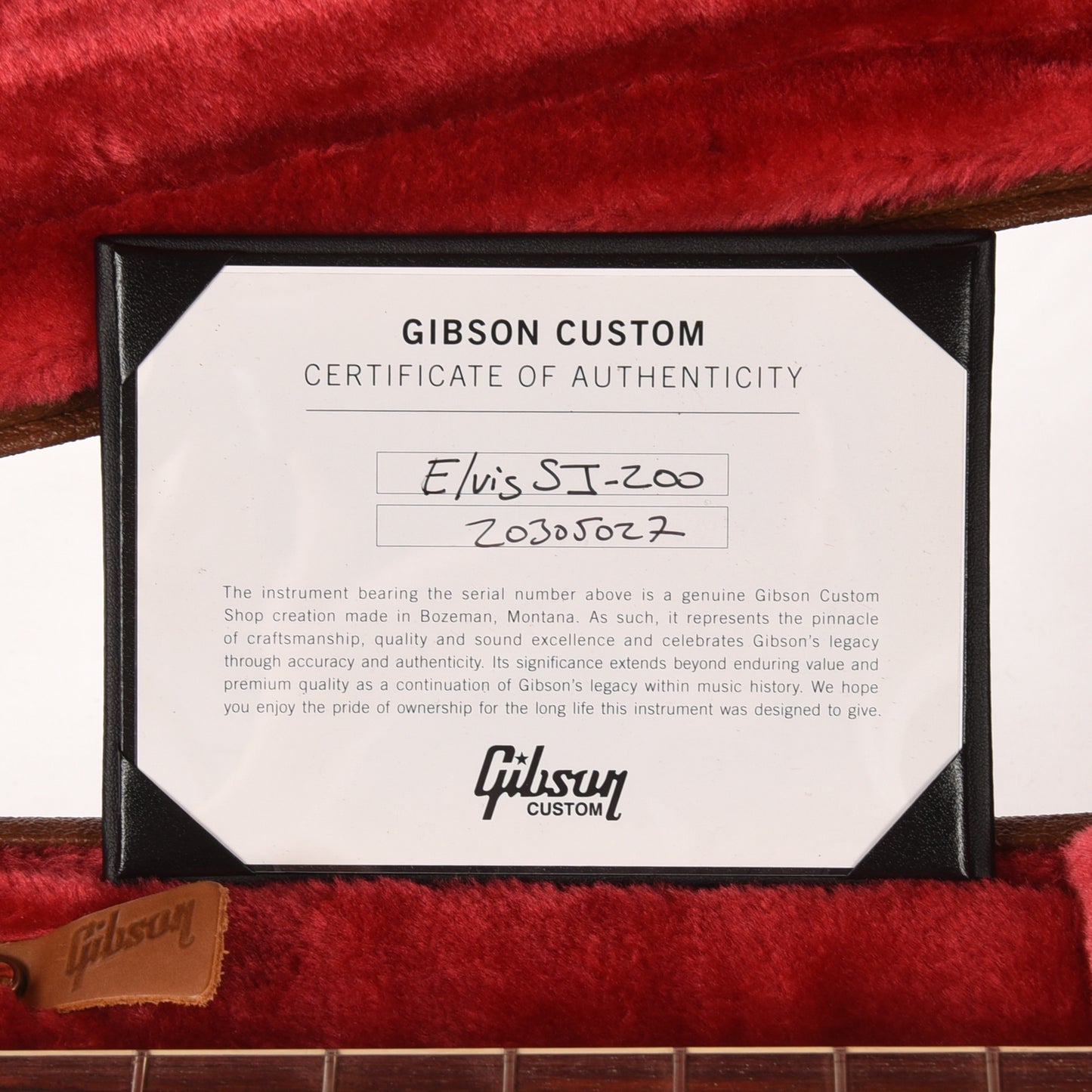 Gibson Artist Elvis Presley SJ-200 Ebony