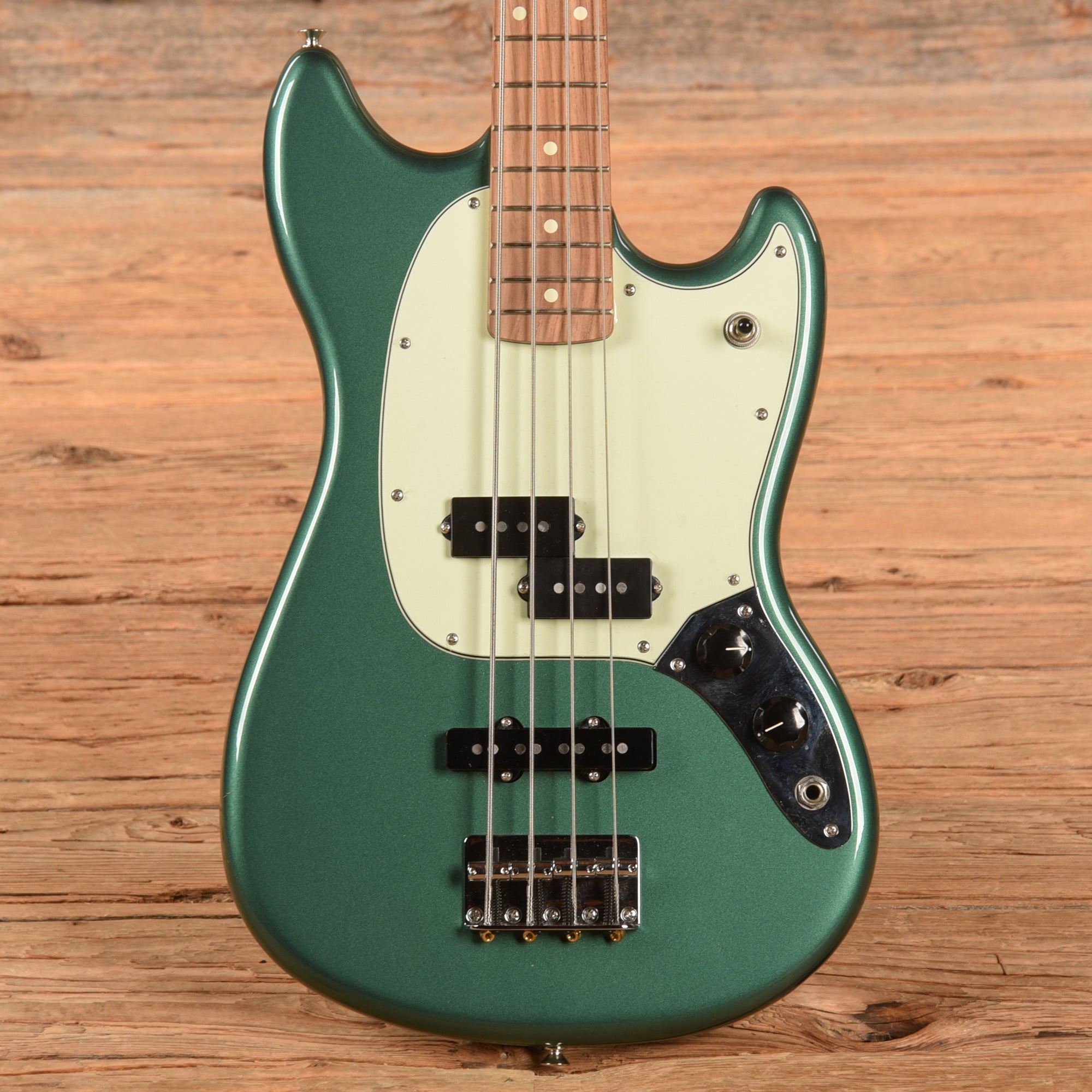 Fender Player Mustang Bass PJ Sherwood Green 2022