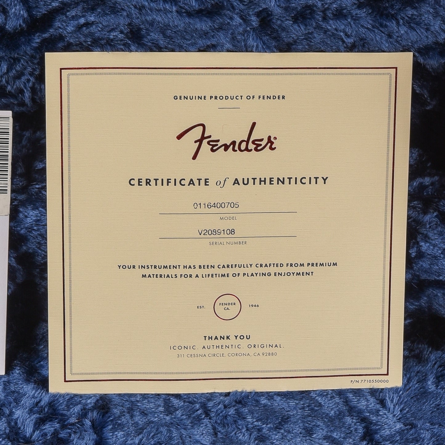 Fender Johnny Marr Jaguar Olympic White 2020