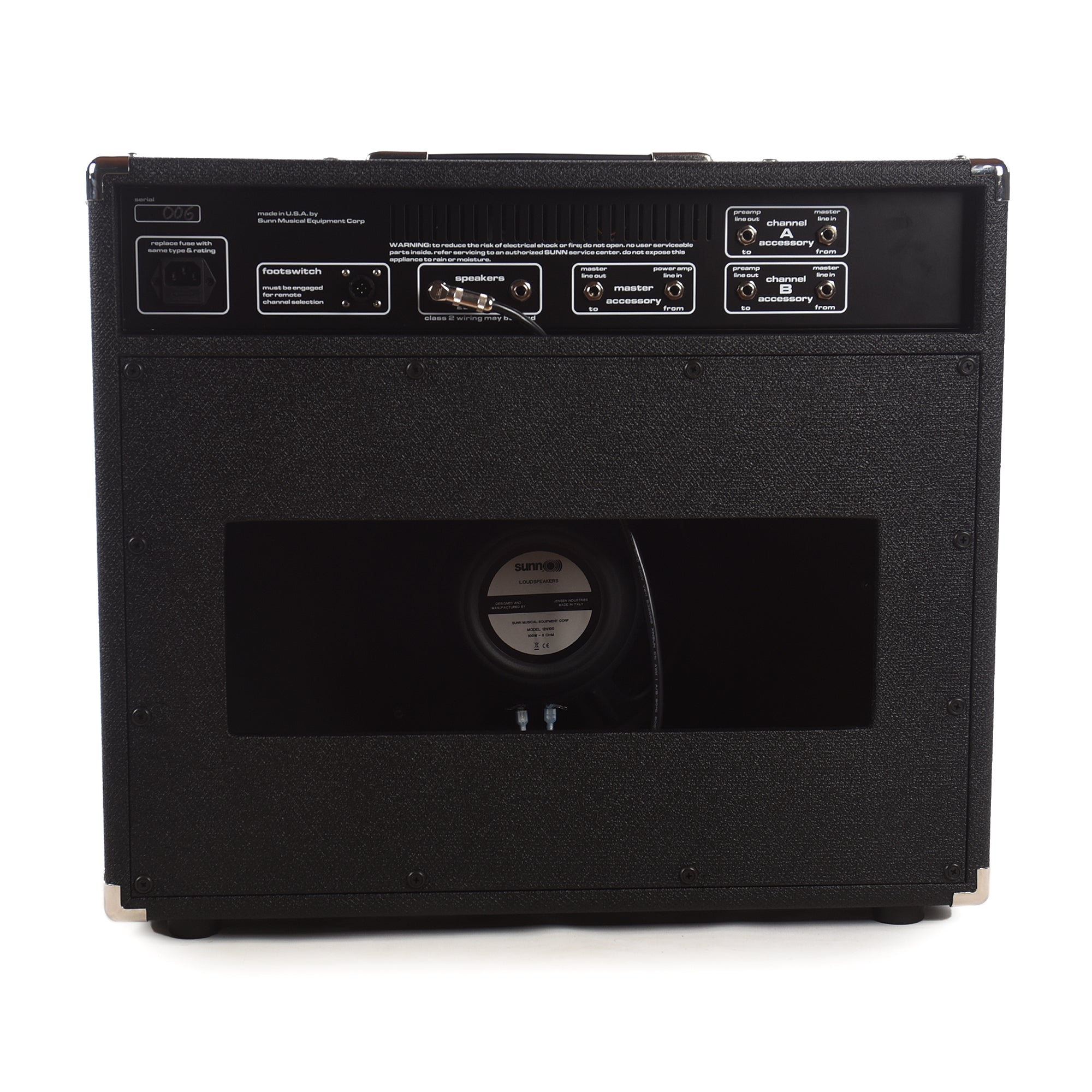 Sunn Beta Lead 200w 1x12 CMOS Guitar Combo Amp w/ Footswitch