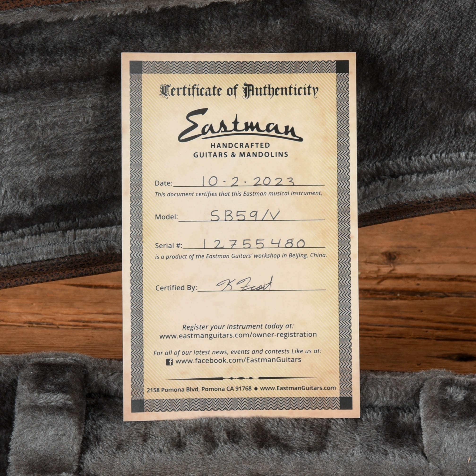 Eastman SB59/v Antique Classic 2023