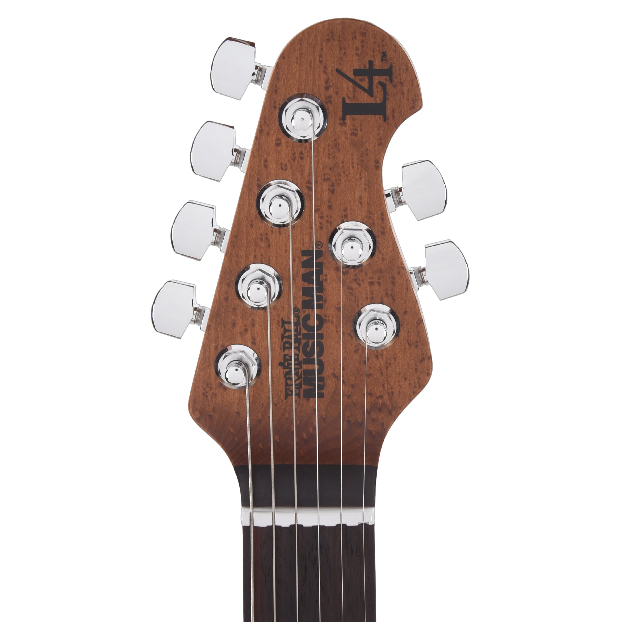 Music Man Luke 4 HSS Butane Blue w/ Roasted Figured Maple Neck